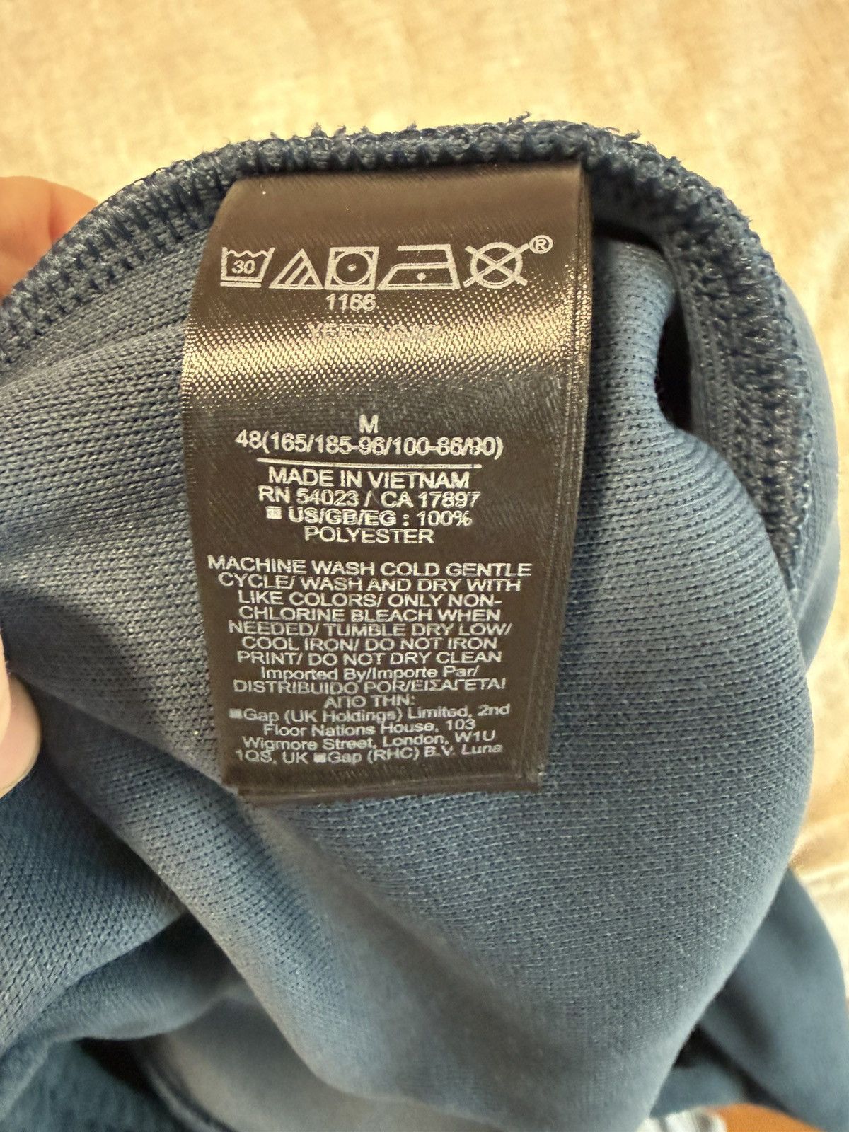 Balenciaga × Gap × Yeezy Yeezy Gap Polar Fleece sweatpants Dark Blue. Medium Size US 32 / EU 48 - 5 Thumbnail