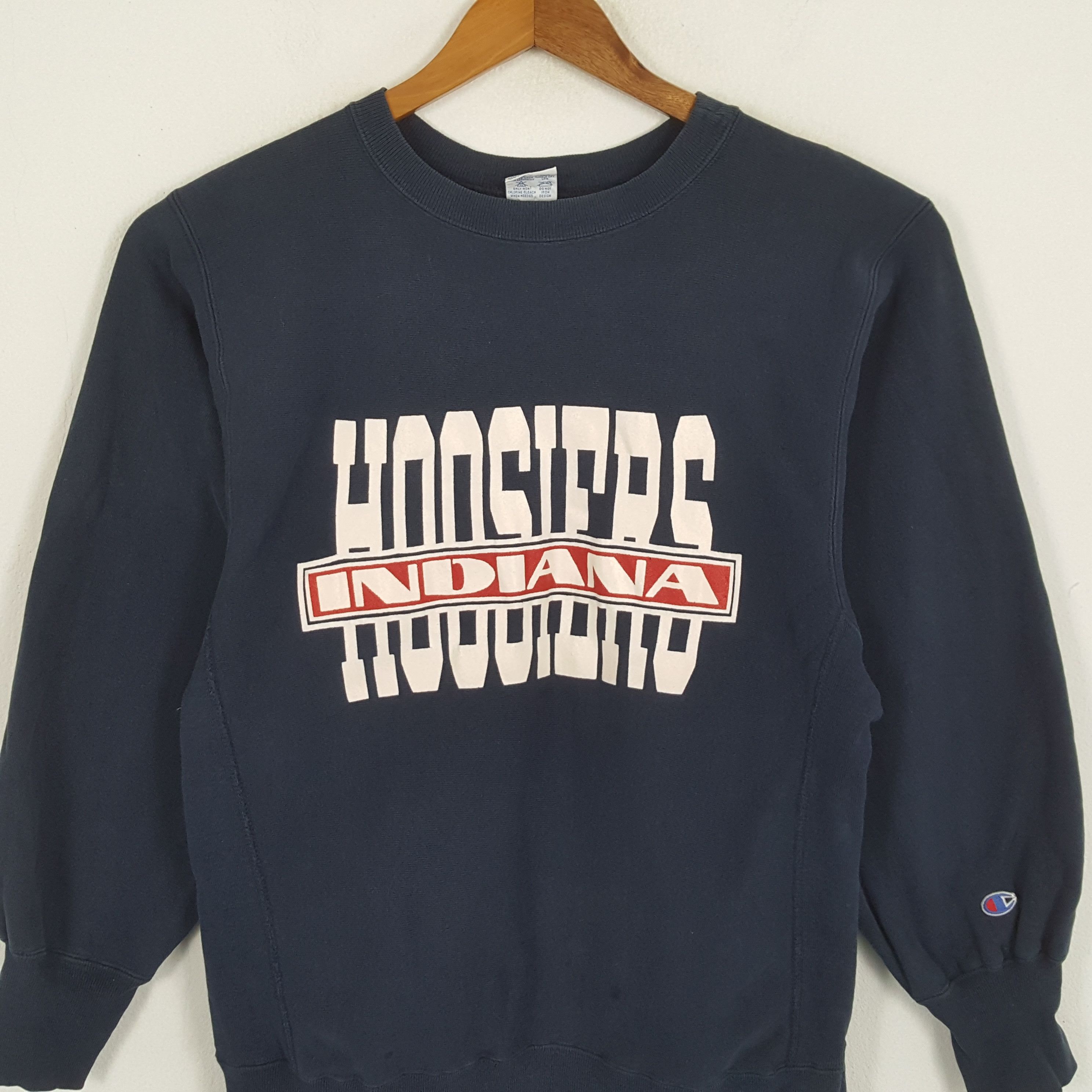 Champion × NBA × Vintage Vintage INDIANA HOOSIER CHAMPION Reverse Weave Sweatshirts Size US M / EU 48-50 / 2 - 2 Thumbnail