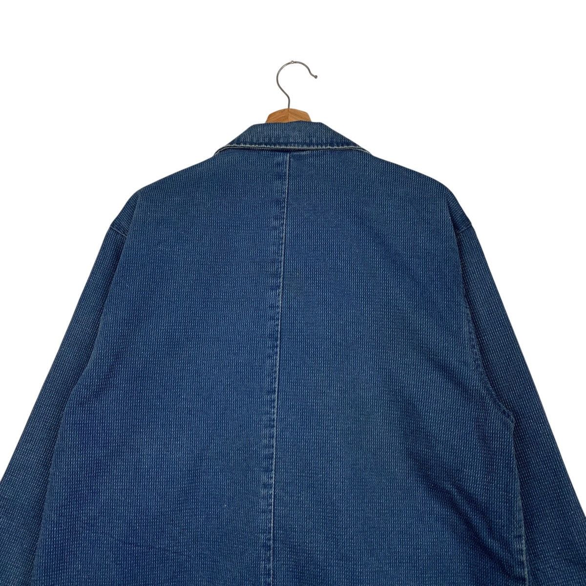 Vintage 90's F.CONCEPT Blue Indigo Blazer Casual Jacket #2741-C123 Size US M / EU 48-50 / 2 - 17 Thumbnail