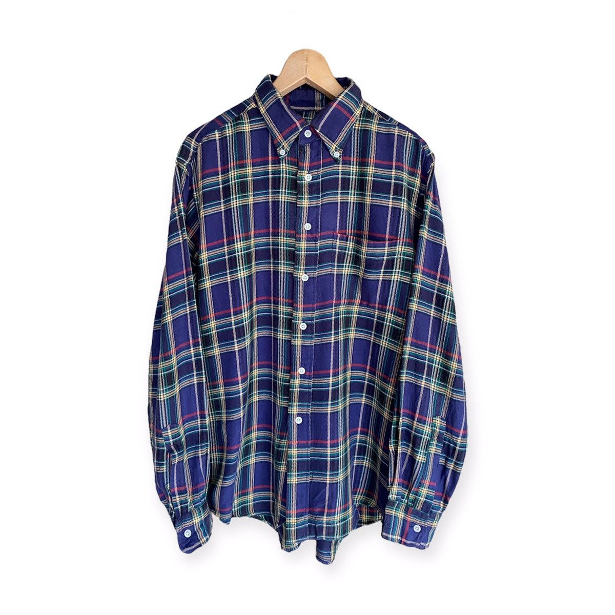 URBAN RESEARCH DOORS Vintage Urban Research Plaid Tartan Flannel Shirt Size US M / EU 48-50 / 2 - 1 Thumbnail
