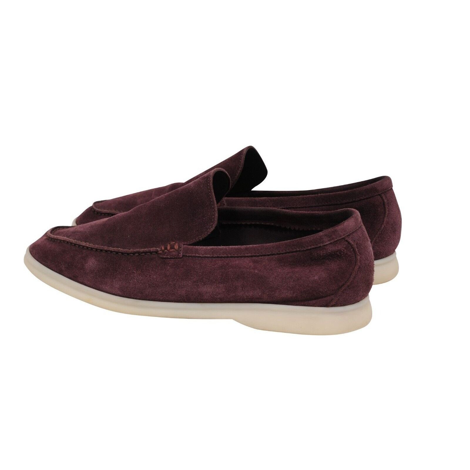 Loro Piana Burgundy Red Suede Summer Walk - 01919 Size US 8.5 / EU 41-42 - 5 Thumbnail