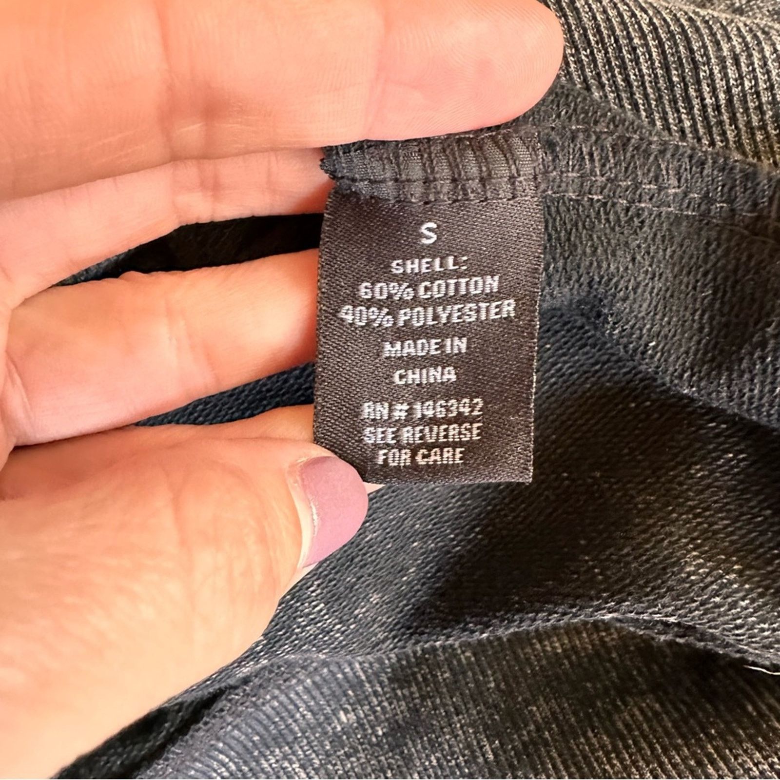 Members Only Members Only Crewneck Sweatshirt – Black/Gray – Size S – EUC Size S / US 4 / IT 40 - 5 Thumbnail