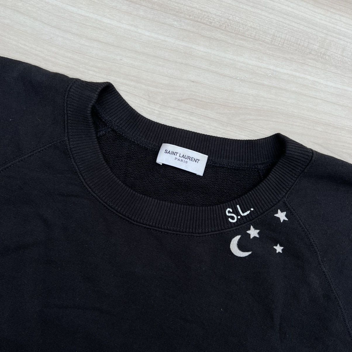 Saint Laurent Paris Saint Laurent Paris Star and moon logo sweatshirt. Size US L / EU 52-54 / 3 - 3 Thumbnail