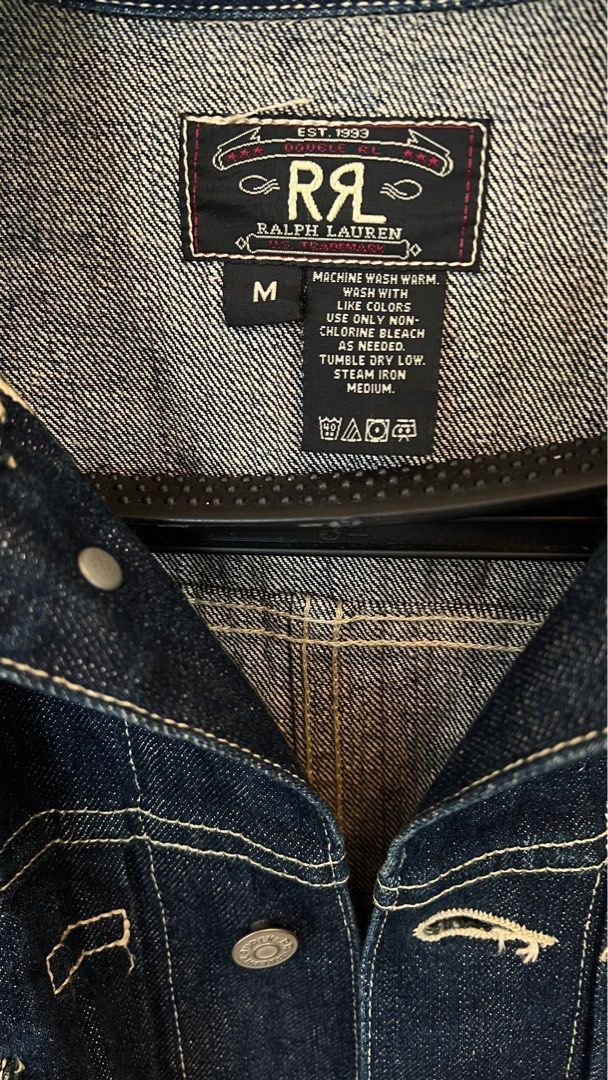 RRL Ralph Lauren Rrl denim Trucker dead stock vintage design Size US M / EU 48-50 / 2 - 3 Thumbnail