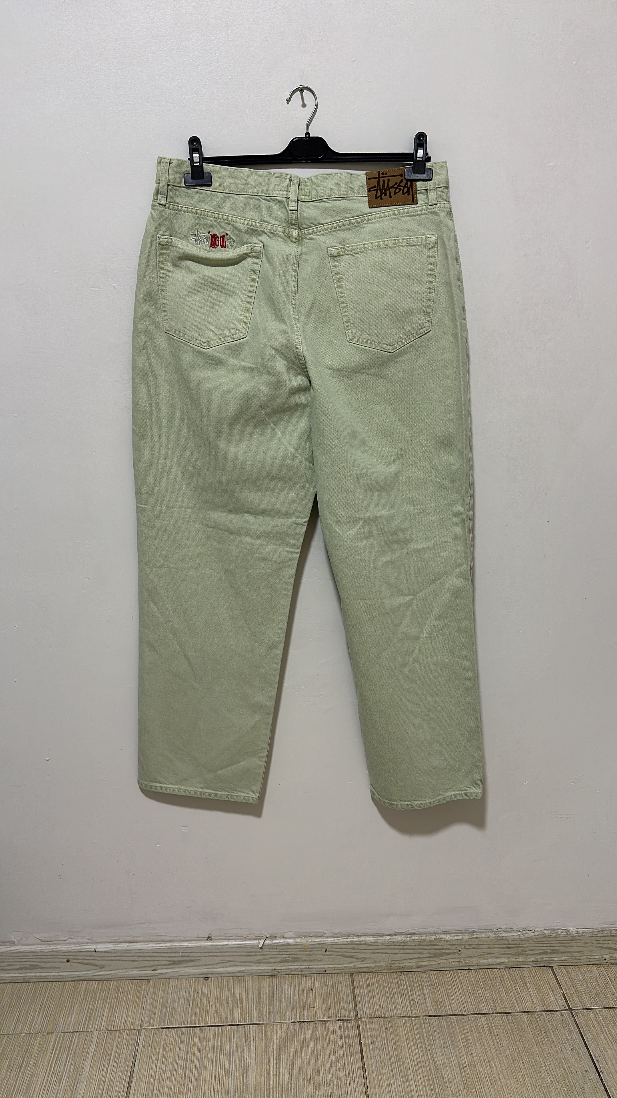 Stussy × Vintage Stüssy Big Ol Jean Cream Size 34 Size US 34 / EU 50 - 1 Thumbnail