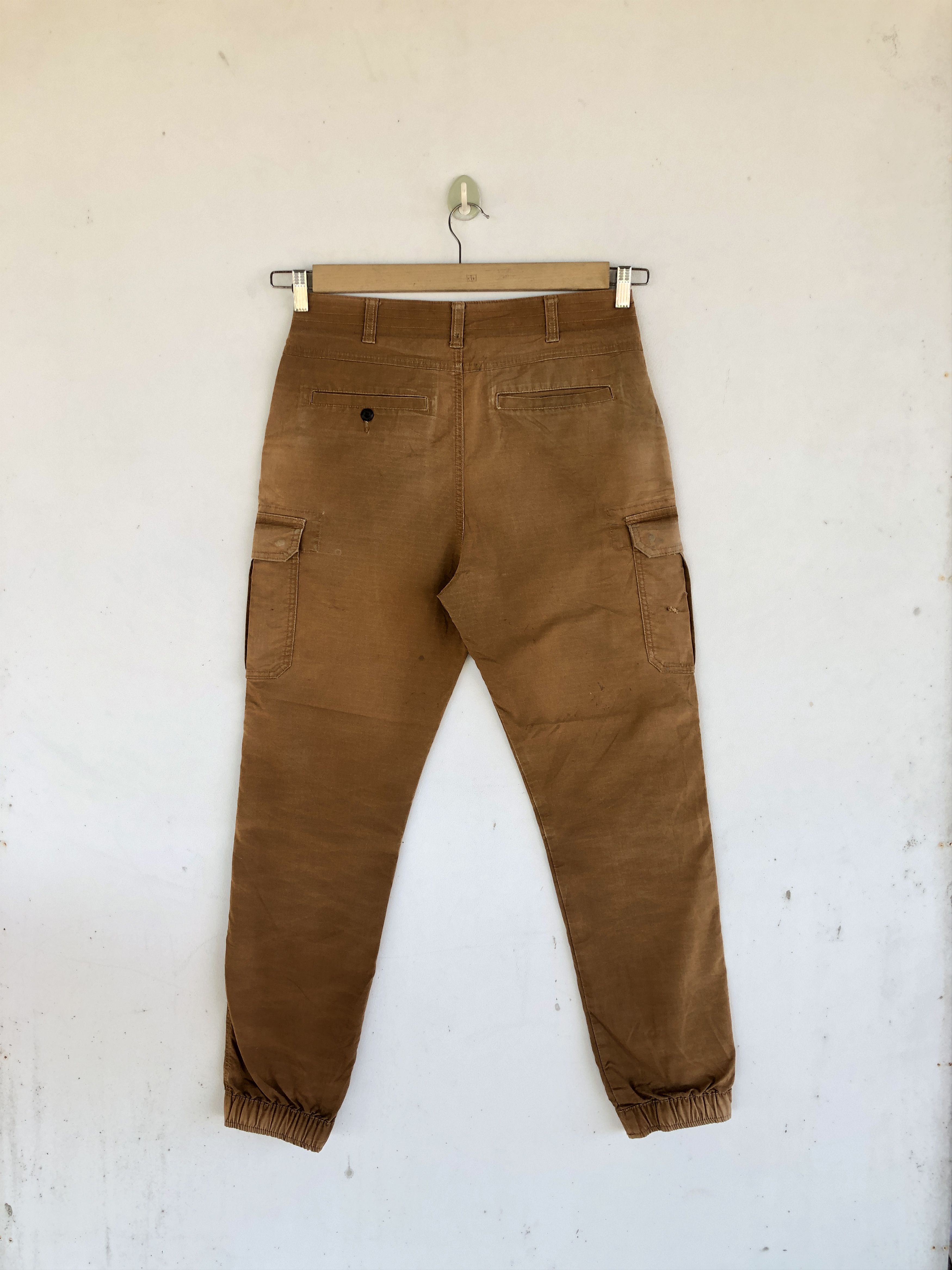 Japanese Brand Vintage Japanese Cargo Pants Multi Pocket Jogger Trousers Size US 30 / EU 46 - 1 Thumbnail