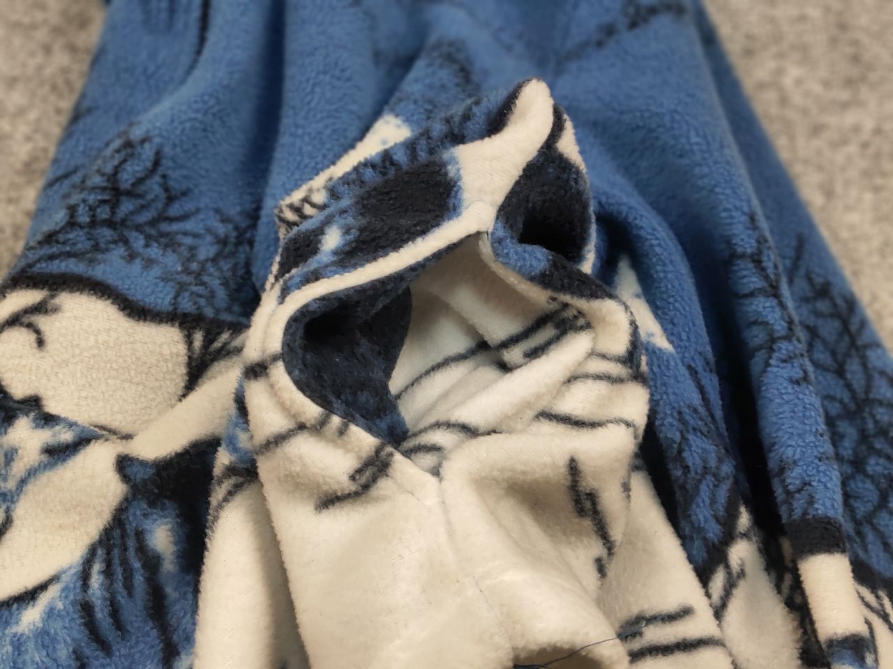 Japanese Brand 💙 Vintage 90's Fleece Zip Jacket Over Art Winter Wolf Hype Size US S / EU 44-46 / 1 - 16 Thumbnail