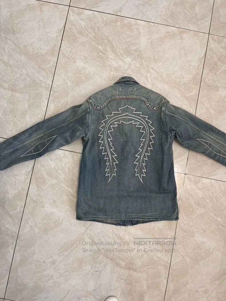 Kapital Denim Jacket with Back Print.