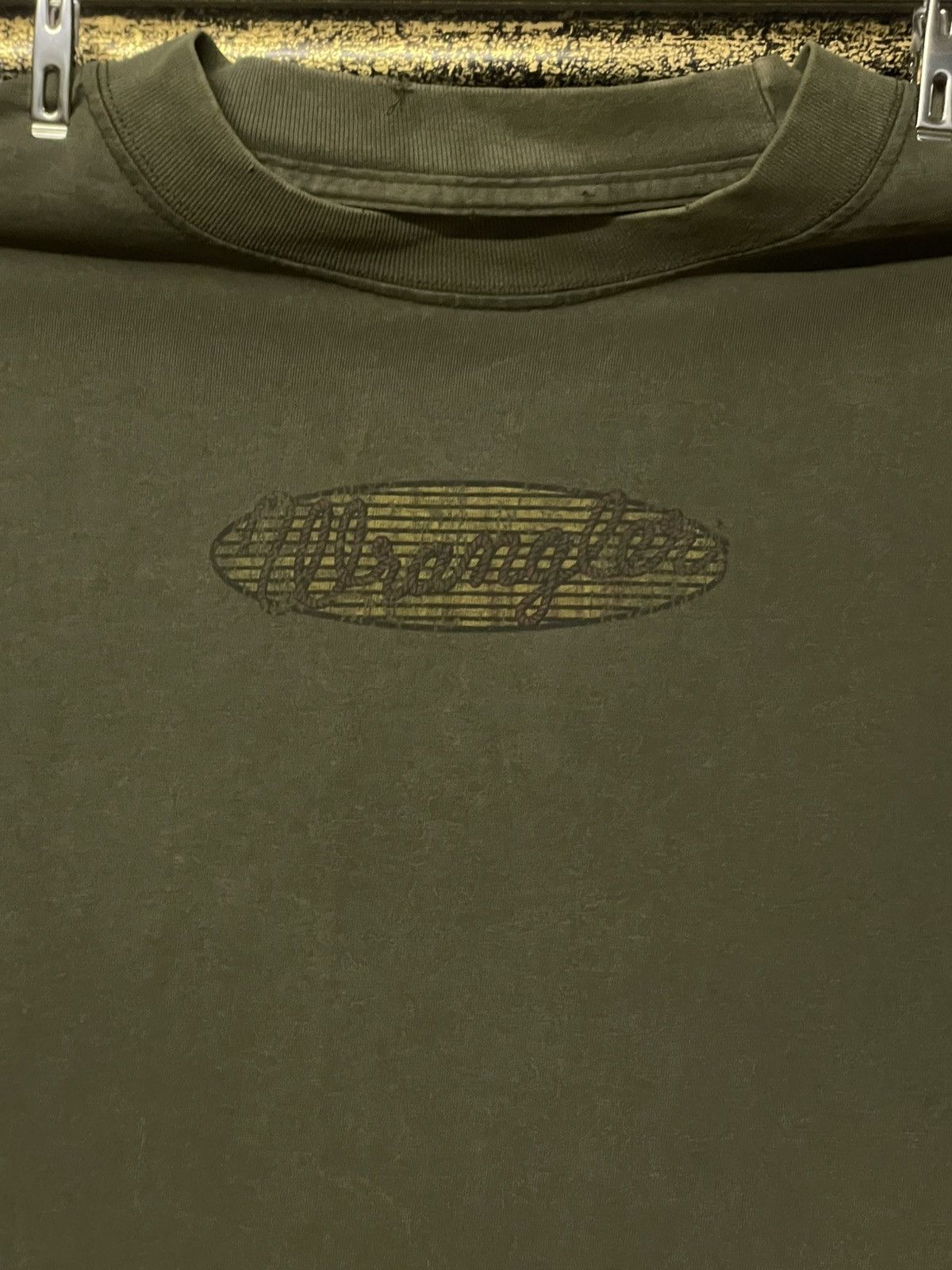 Designer × Vintage × Wrangler Vintage 90s Designer Wrangler Bull Fighting Faded Longsleeve Size US M / EU 48-50 / 2 - 7 Thumbnail