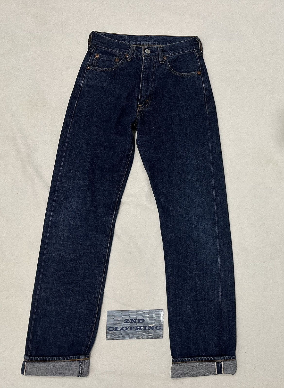 Edwin × Lee × Levi's Vintage Clothing LEVIS 502 BIG E SELVEDGE VINTAGE 1995 Size US 28 / EU 44 - 1 Thumbnail
