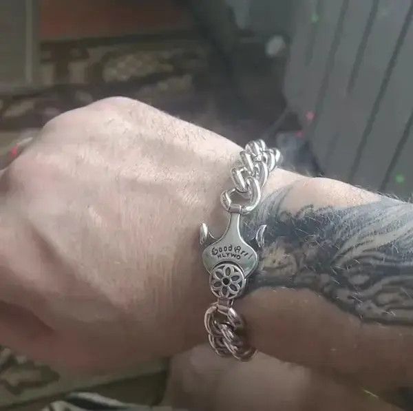 Other 20 cm Length Blossom Cuban Chain bracelet Size ONE SIZE - 2 Thumbnail