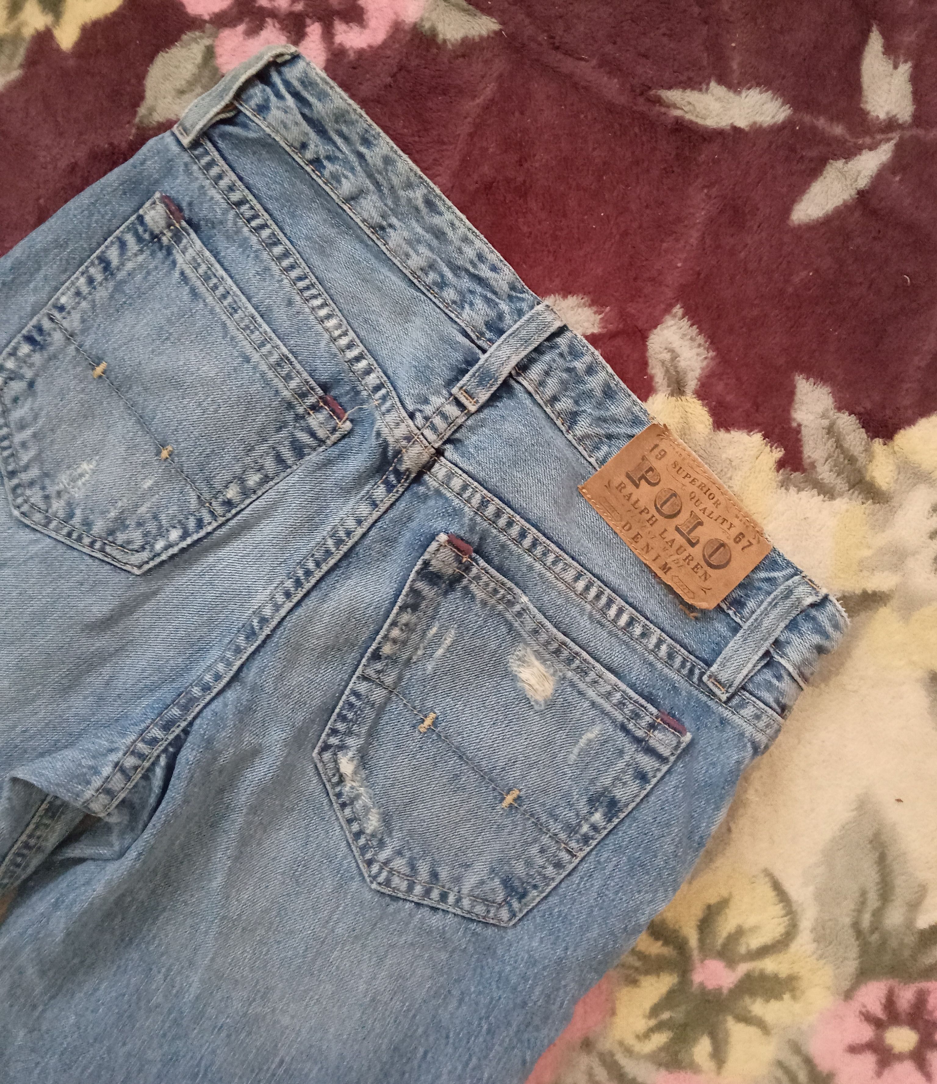 Polo Ralph Lauren Polo Ralph Lauren Distressed Jeans Size US 29 - 10 Thumbnail
