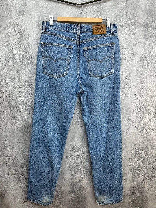 Levi's Vintage Clothing Levi’s 541 Silver Tab Acid Wash Jeans Vintage 90s Belgium Size US 32 / EU 48 - 2 Thumbnail