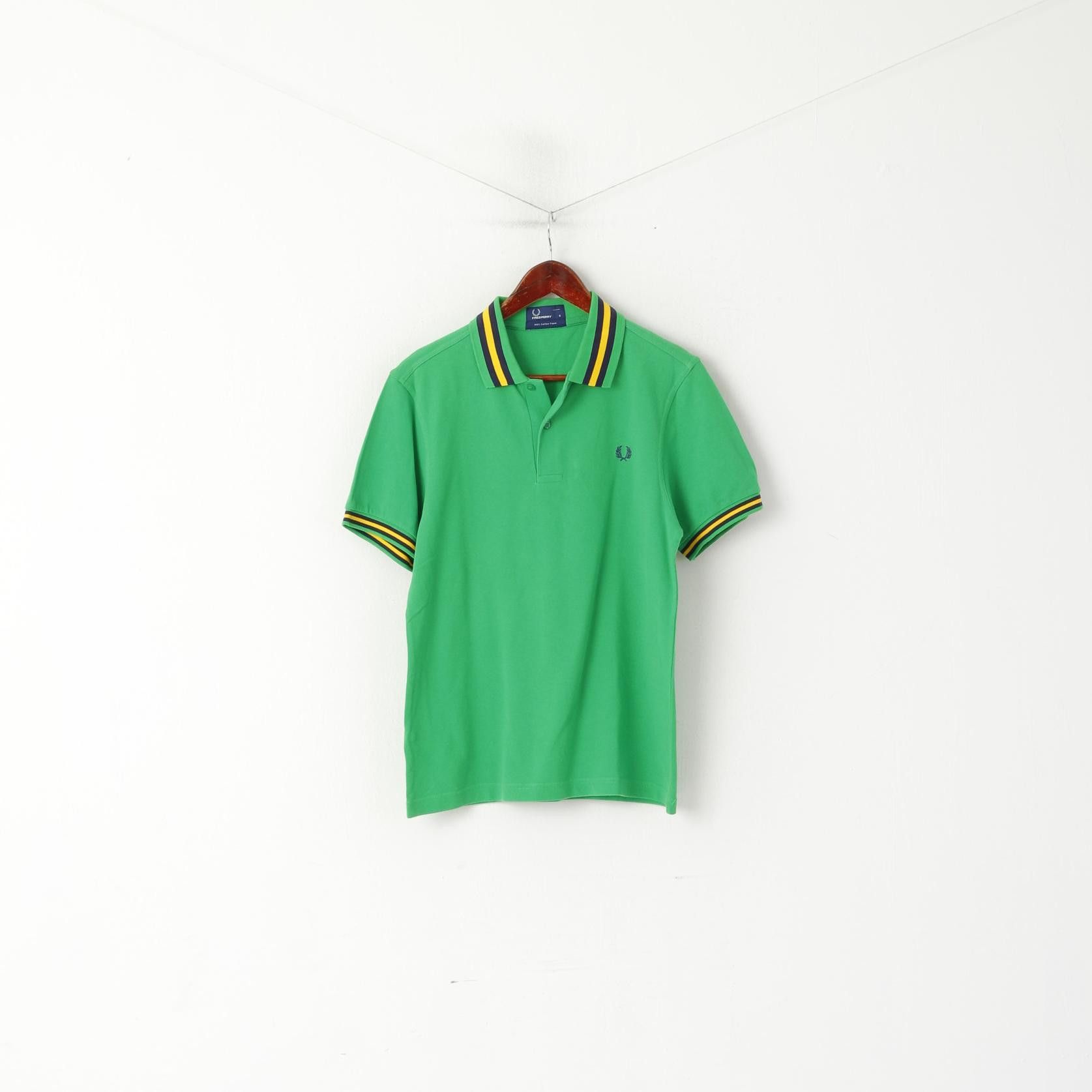 Fred Perry Fred Perry Men S Polo Shirt Green 8119 Size US S / EU 44-46 / 1 - 2 Thumbnail