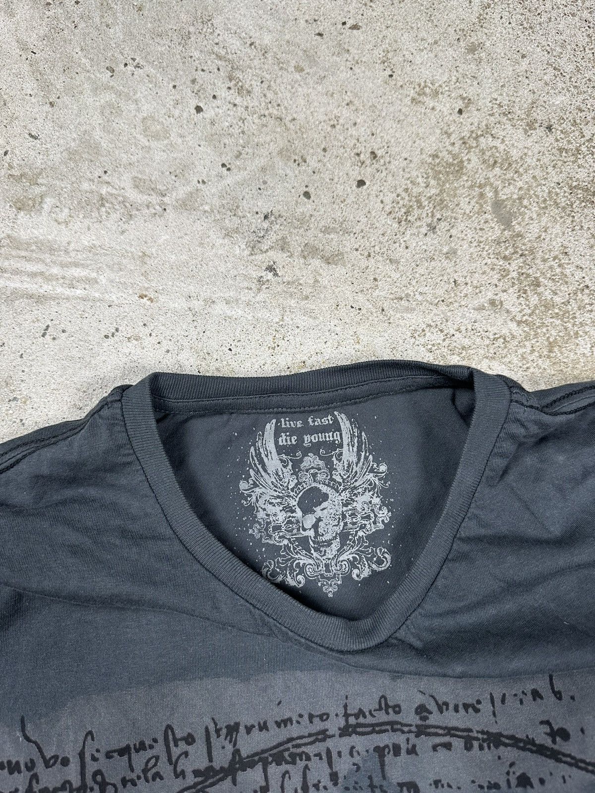 Affliction Vintage y2k Live Fast Die Young Affliction Tee Skull Size US L / EU 52-54 / 3 - 7 Thumbnail