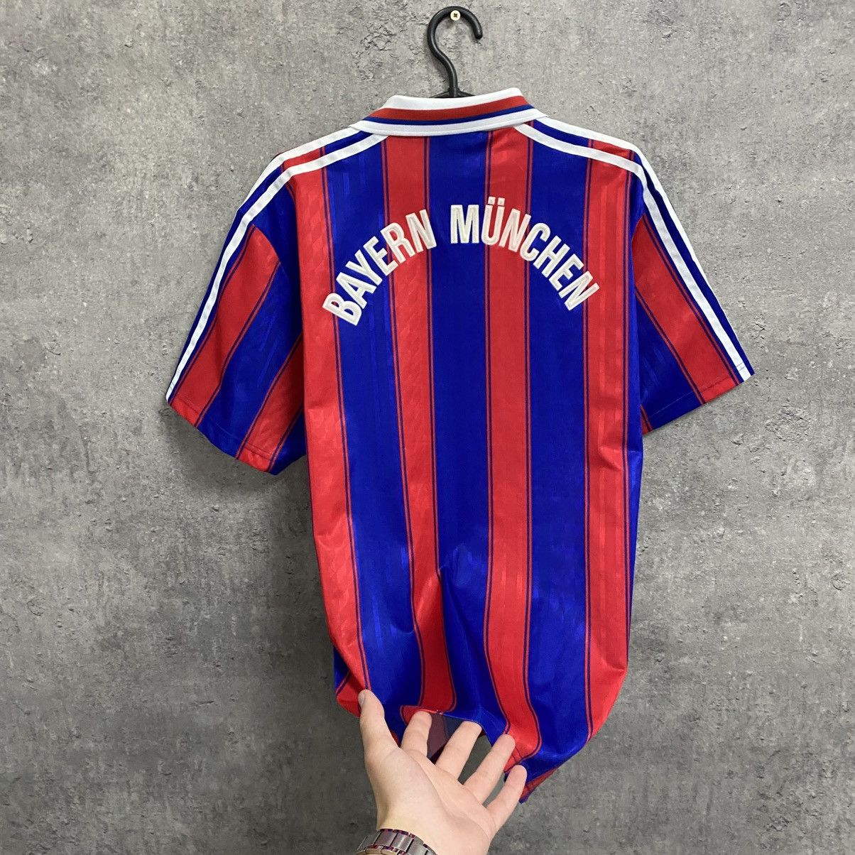 Adidas Adidas Bayern Munich 1995 1997 home soccer jersey football Size US M / EU 48-50 / 2 - 8 Thumbnail