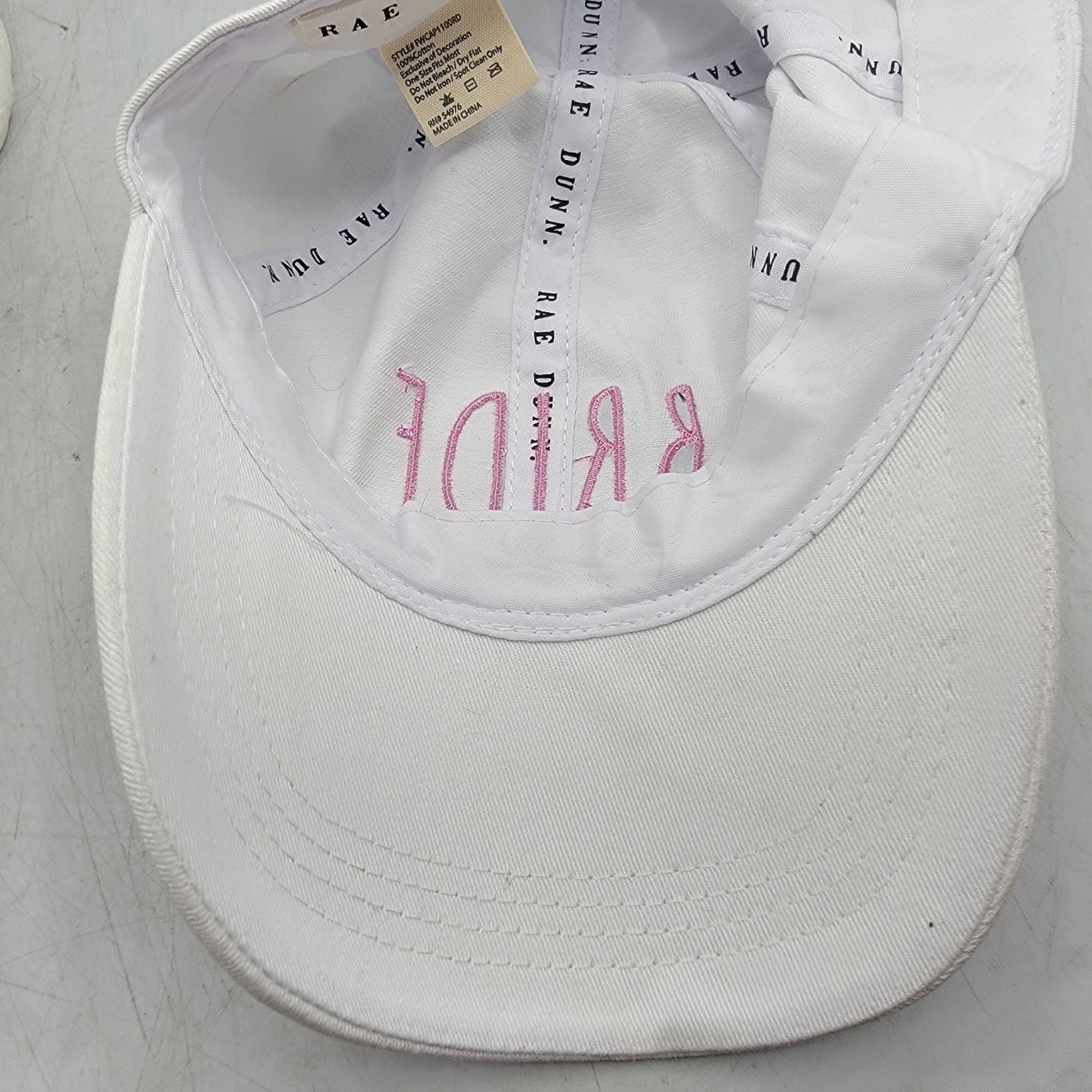Other Rae Dunn Bride Embroidered White Baseball Cap Hat Casual Cut Size ONE SIZE - 8 Thumbnail