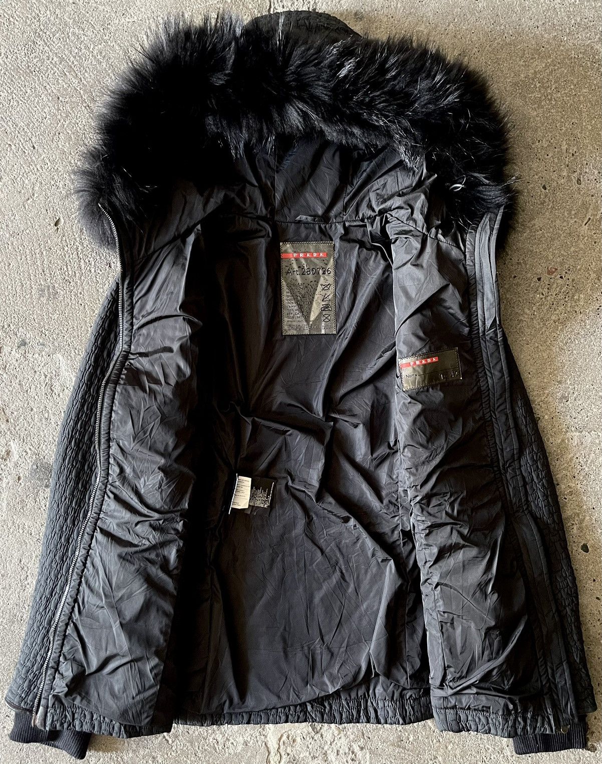 PRADA SPORTS ファージャケット　Y2K 2000s Prada sport far jacket archive プラダアーカイブ プラダ