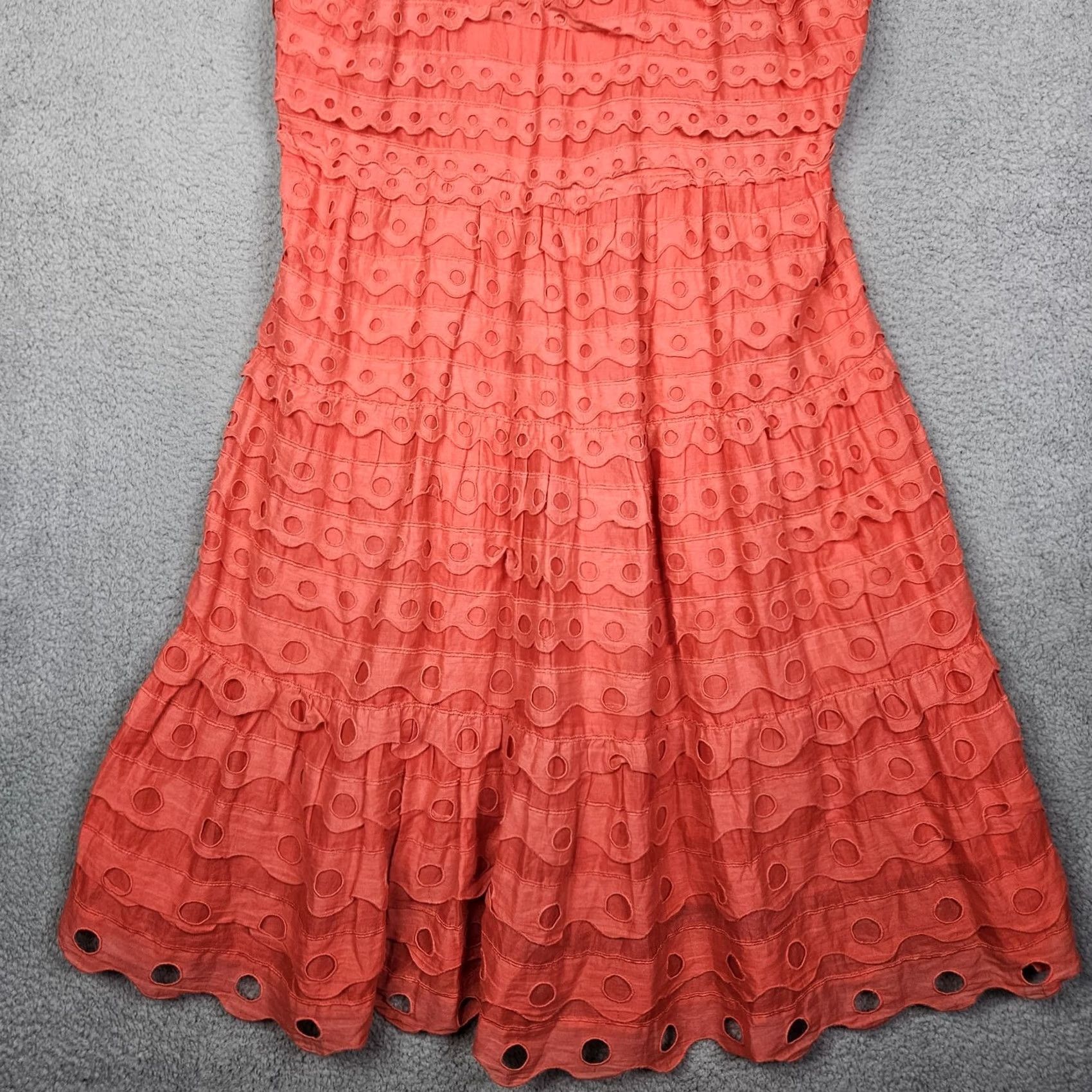 Anthropologie VINTAGE Anthropologie Maeve Women's Halter Eyelet Midi Dress Plus Size 20W NEW Size 3XL / US 20-22 - 7 Thumbnail