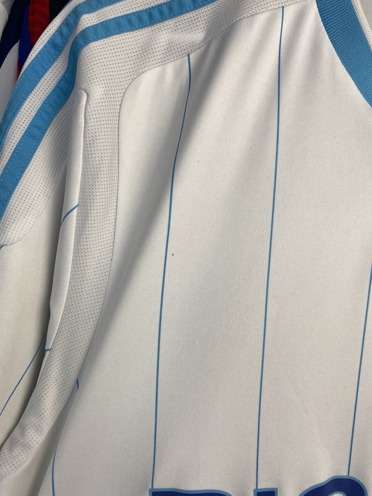Adidas 2009/10 ADIDAS OLYMPIQUE MARSEILLE SOCCER FOOTBALL JERSEY Size US L / EU 52-54 / 3 - 7 Thumbnail