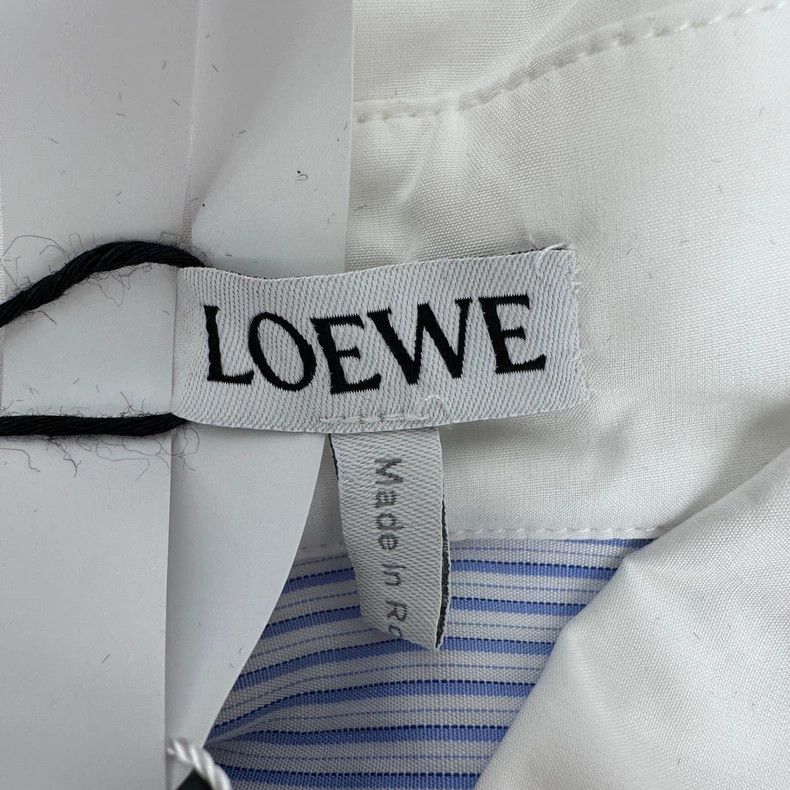 Loewe LOEWE Striped long loose shirt Size XS / US 0-2 / IT 36-38 - 4 Thumbnail