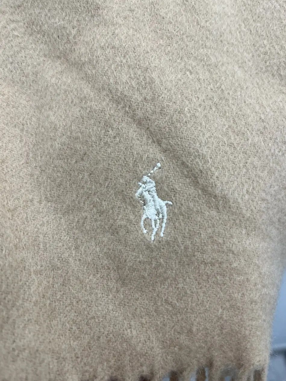 Polo Ralph Lauren Polo Ralph Lauren Pony Embroidered Logo Wool Scarf Size ONE SIZE - 2 Thumbnail