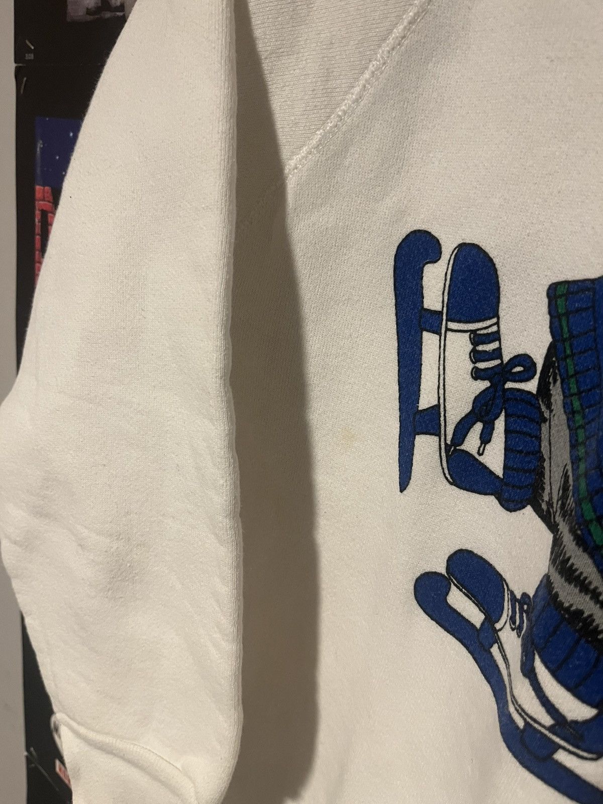 Other 80’s Crazy Shirts Double sided B Kliban Skating Cat sweater Size L / US 10 / IT 46 - 4 Thumbnail