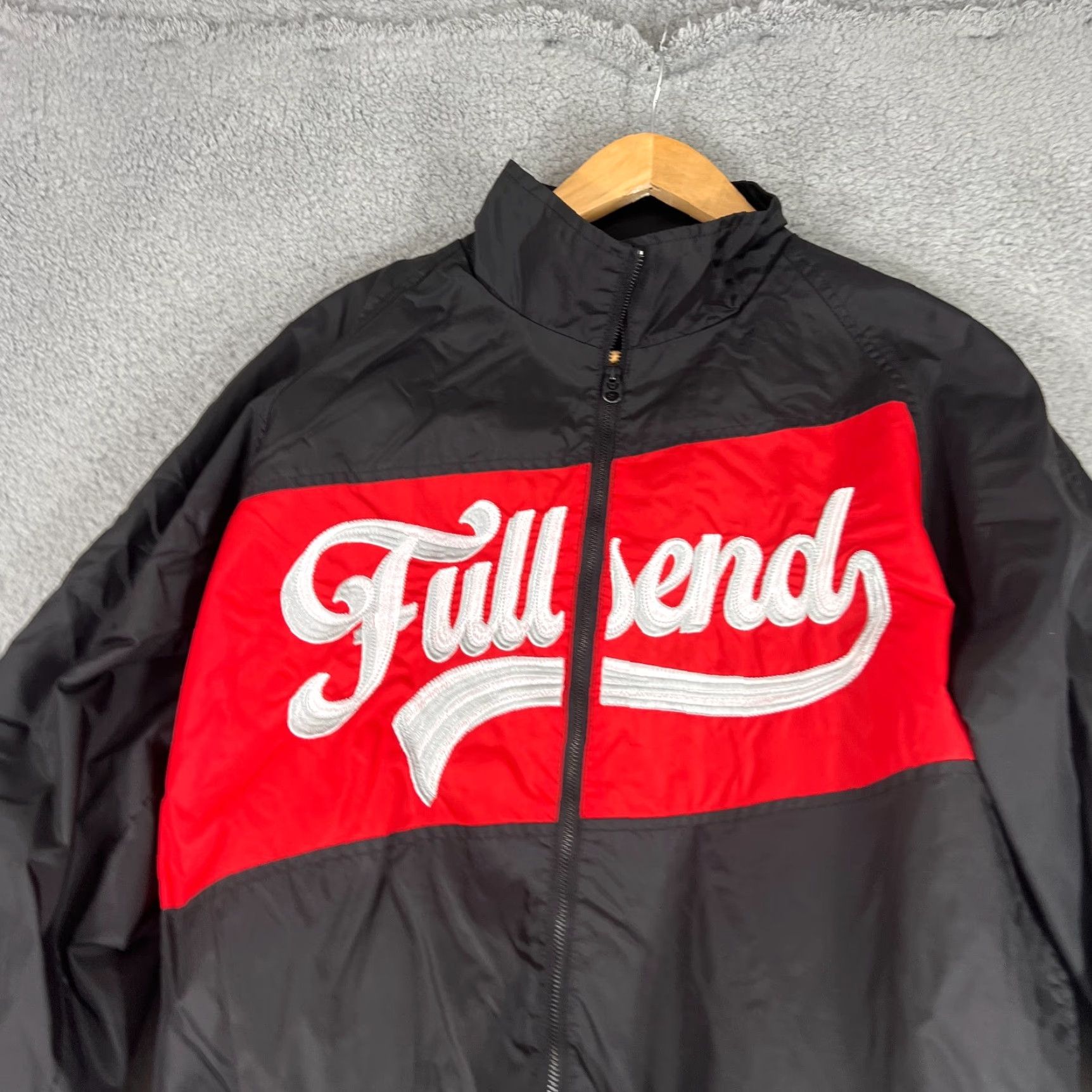 Vintage Full Send Jacket Medium Windbreaker Nelk Boys Size US M / EU 48-50 / 2 - 2 Thumbnail