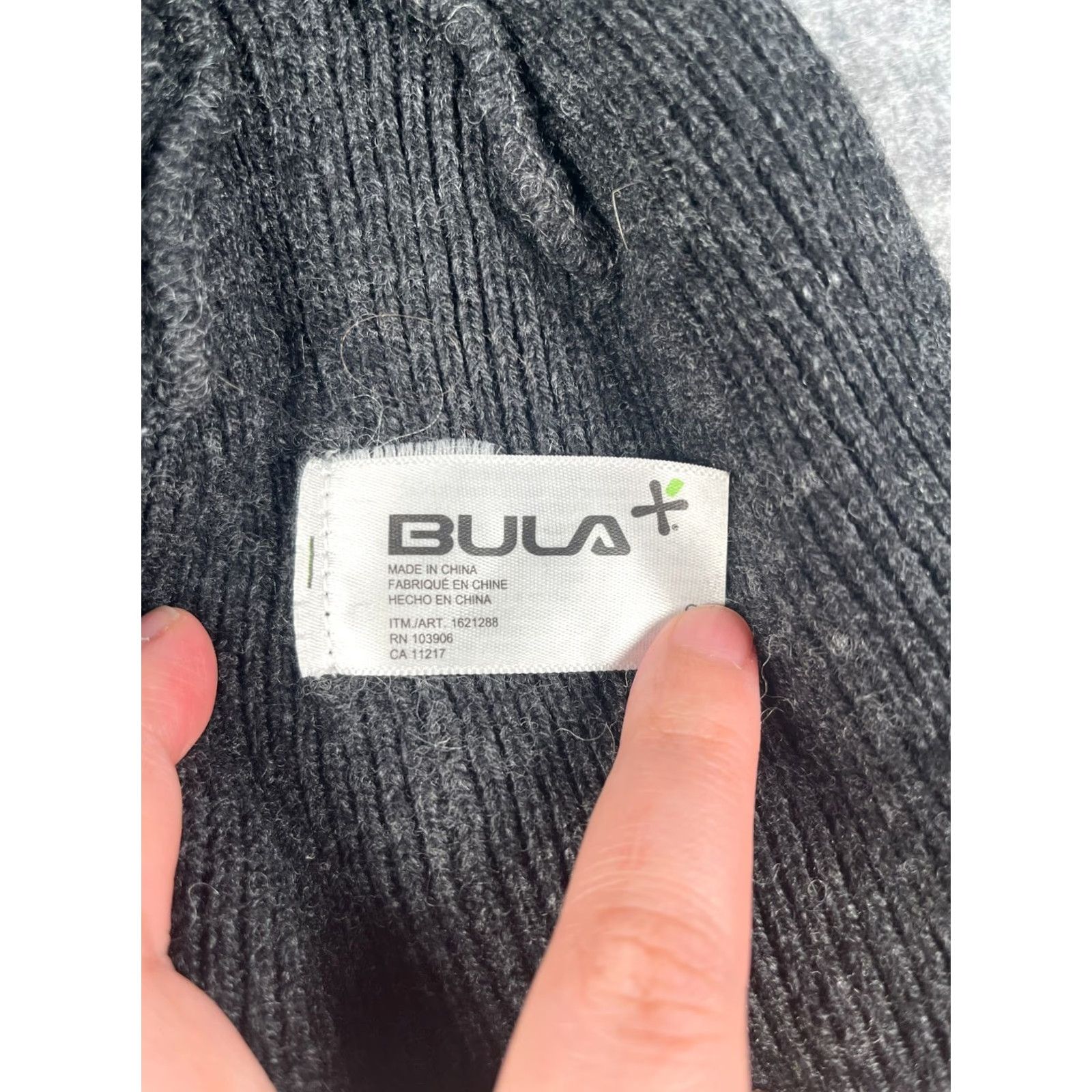 Vintage Bula Beanie Toque Unisex Adults One Size Dark Gray Knit Wool Blend Ski Outdoor Hats Size ONE SIZE - 7 Thumbnail