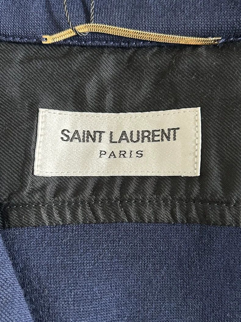 Saint Laurent Paris Saint Laurent Paris Embroidered blue jacket 2505-Nextarrow Size XS / US 0-2 / IT 36-38 - 3 Thumbnail