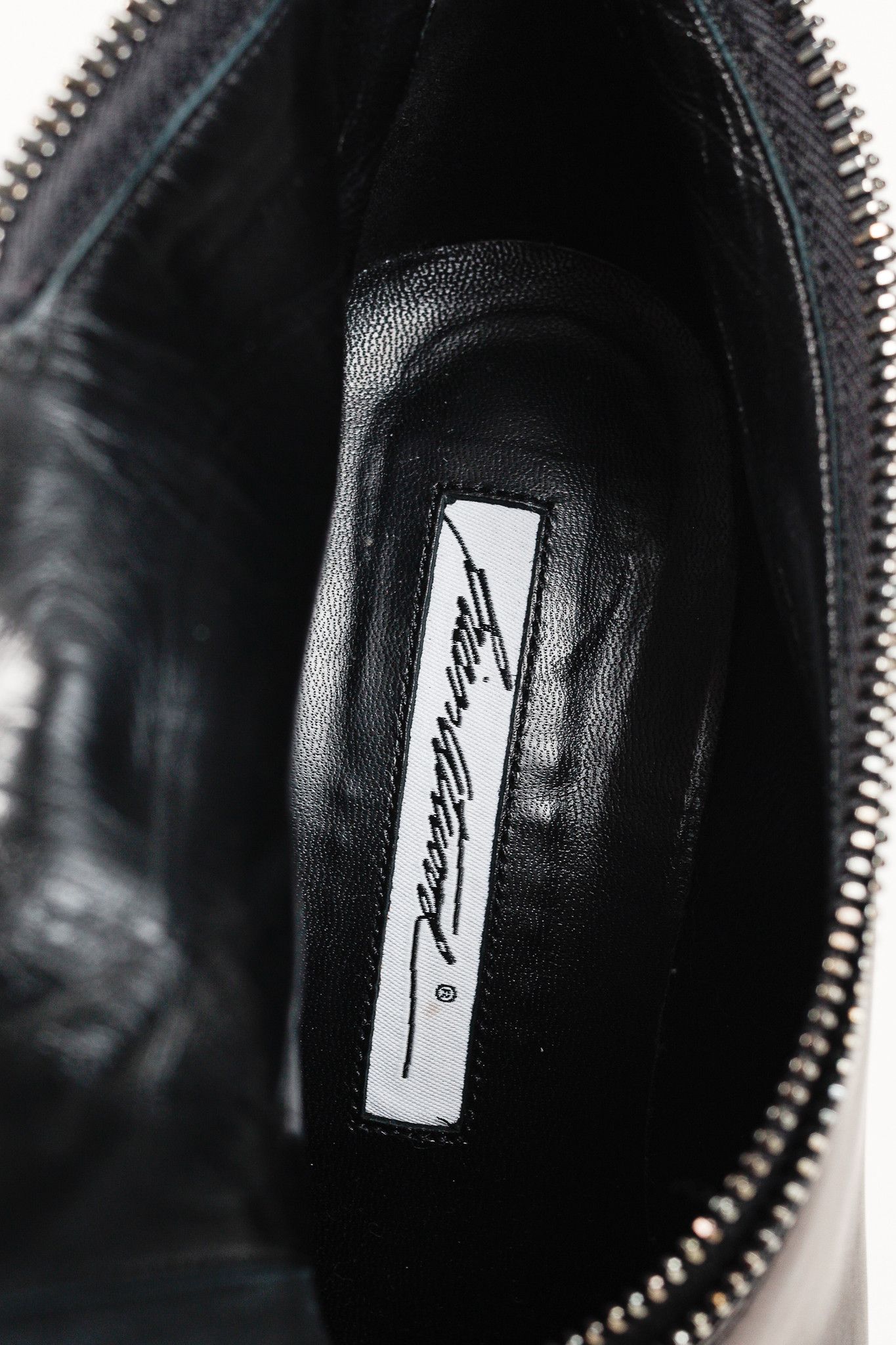 Brian Atwood Brian Atwood Nebula Tumbled Nubuck Zip Pointed-Toe Booties Size US 5.5 / IT 35.5 - 11 Thumbnail
