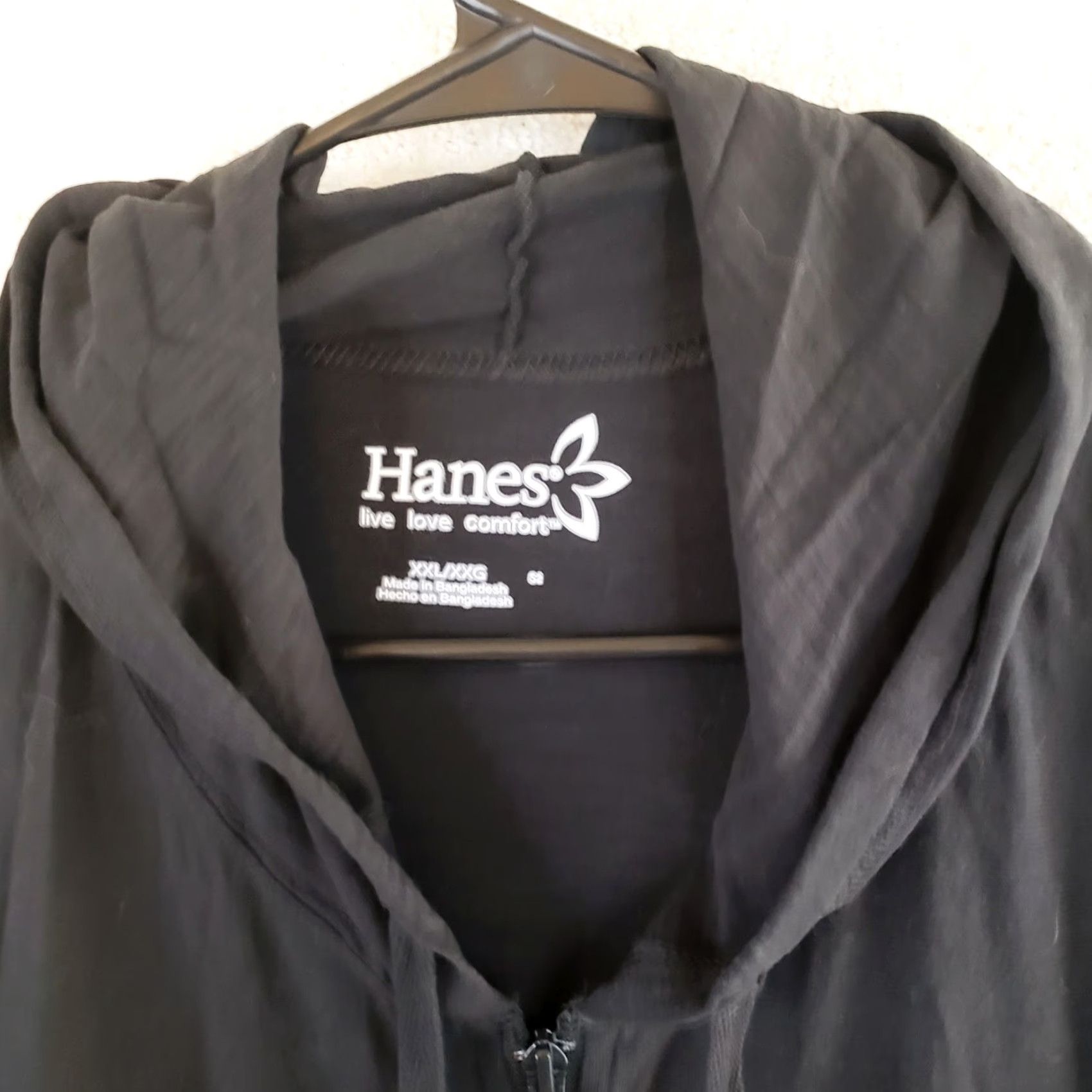 Hanes Hanes ComfortSoft EcoSmart Women's Jersey Full-Zip Hoodie Sweatshirt 2X Black Jersey Hooded Zip Pockets Activewear Modern Comfort Size XXL / US 16-18 / IT 52-54 - 7 Thumbnail