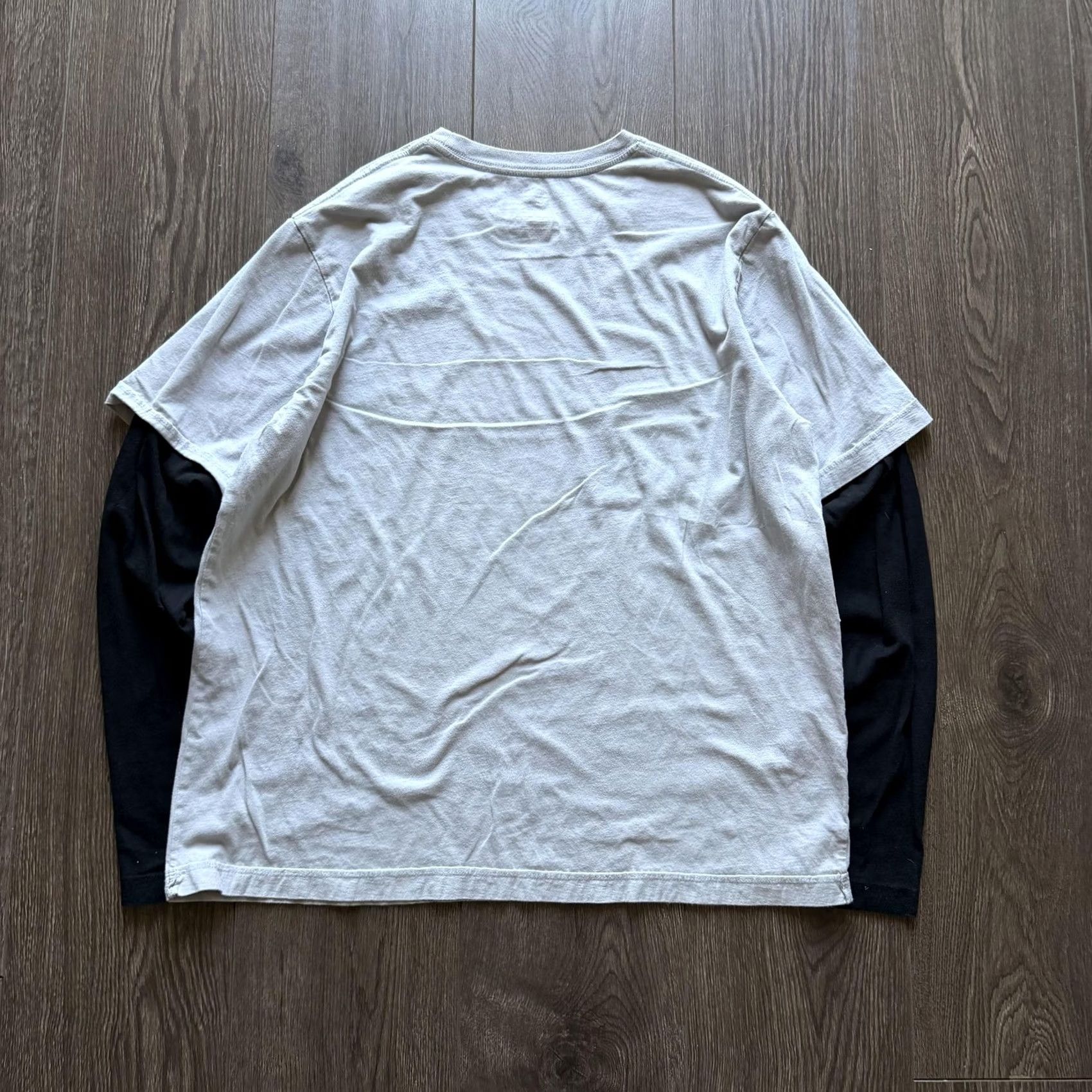 Vintage Y2K Gothic Grunge Shirt XL Gray Loyalty Cross Graphic Thermal Long Sleeve Shirt Size US XL / EU 56 / 4 - 6 Thumbnail