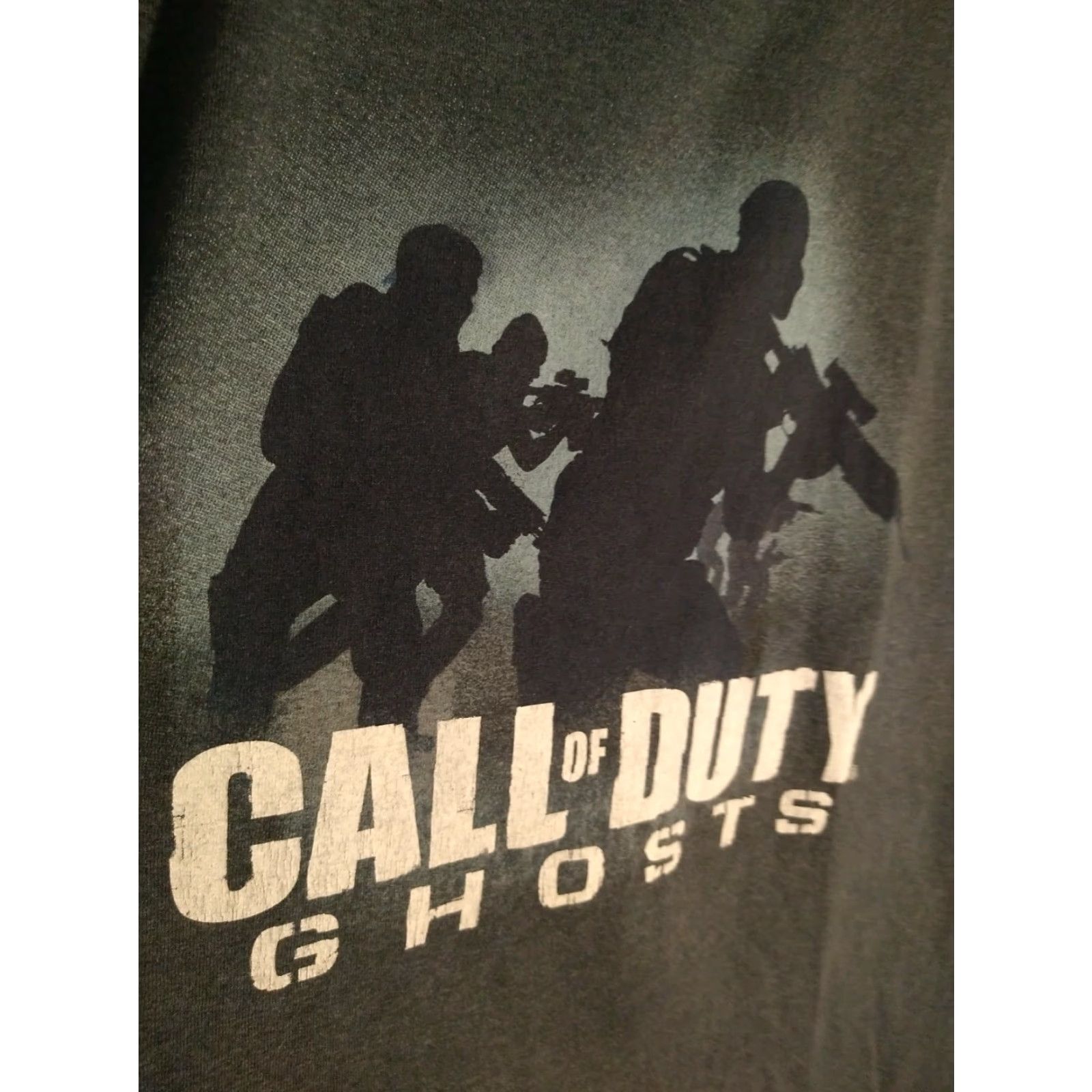 Vintage VINTAGE Call of Duty Ghosts T-Shirt XL Adult Gray Cotton Blend Short Sleeve Mens Size US XL / EU 56 / 4 - 3 Thumbnail