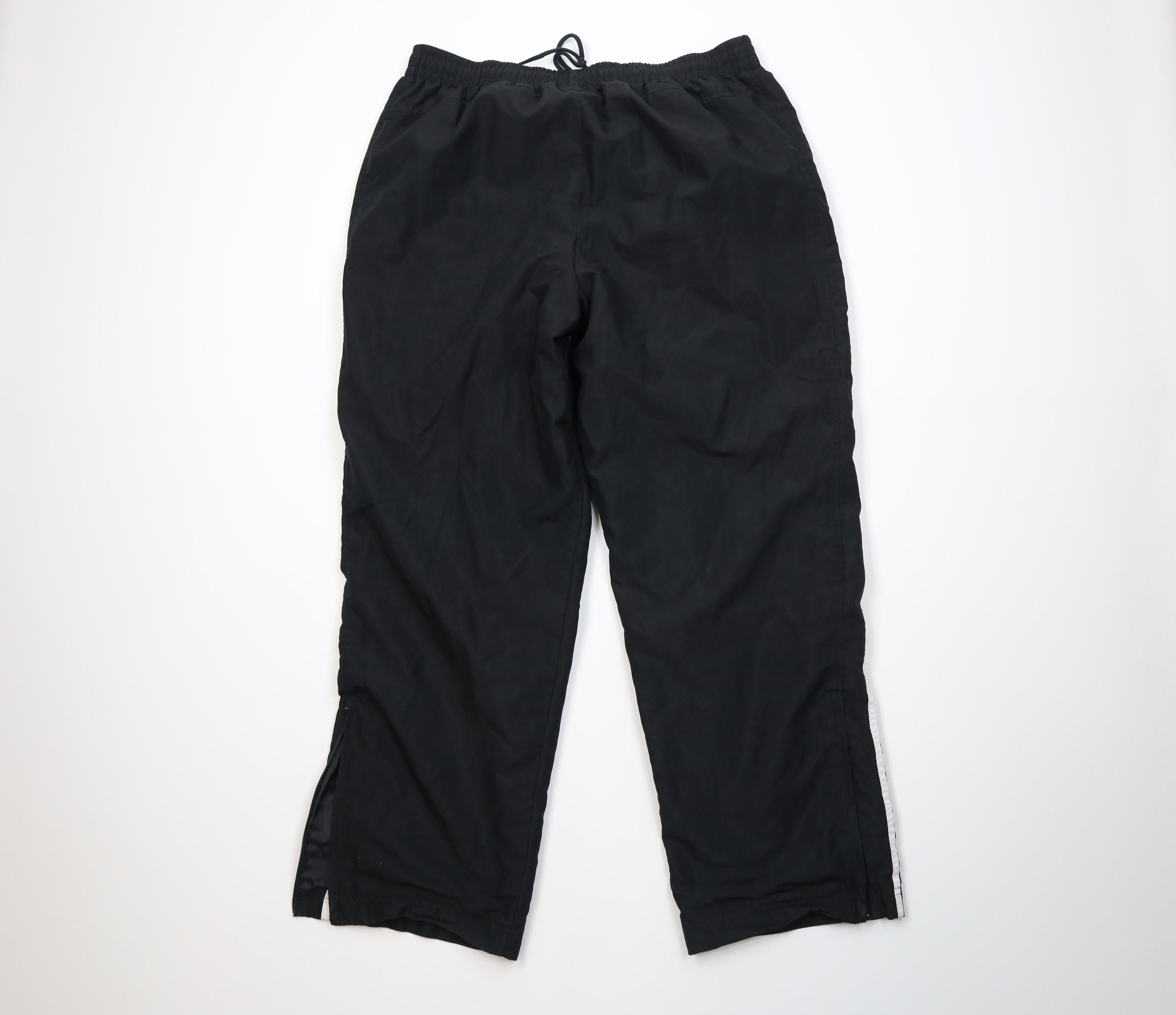 Vintage Vintage 90s Y2K Streetwear Lined Wide Leg Microfiber Pants Size US 36 / EU 52 - 15 Thumbnail
