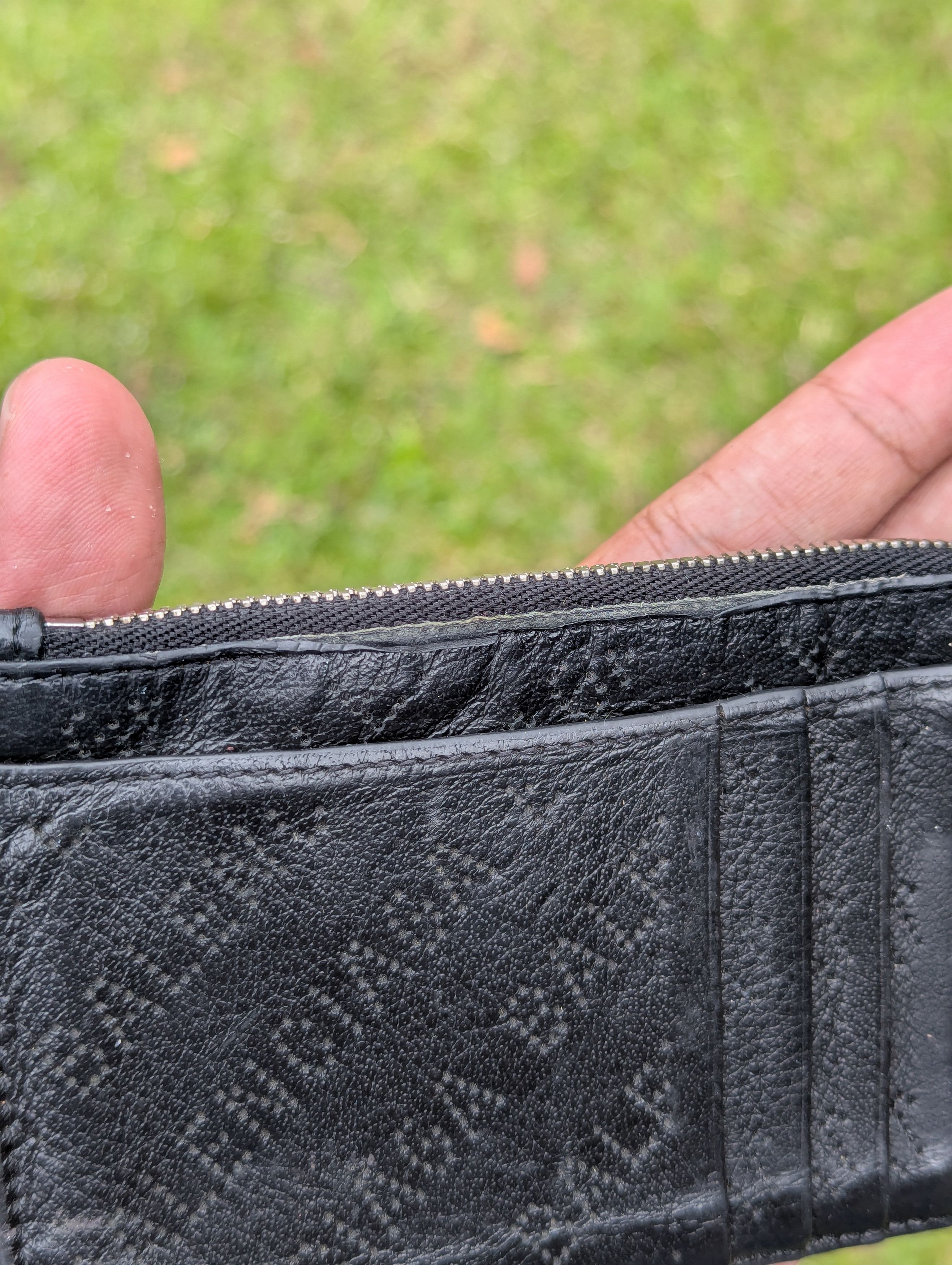Balenciaga Balenciaga Fragment Punching Logo Coin Wallet Case Size ONE SIZE - 3 Thumbnail