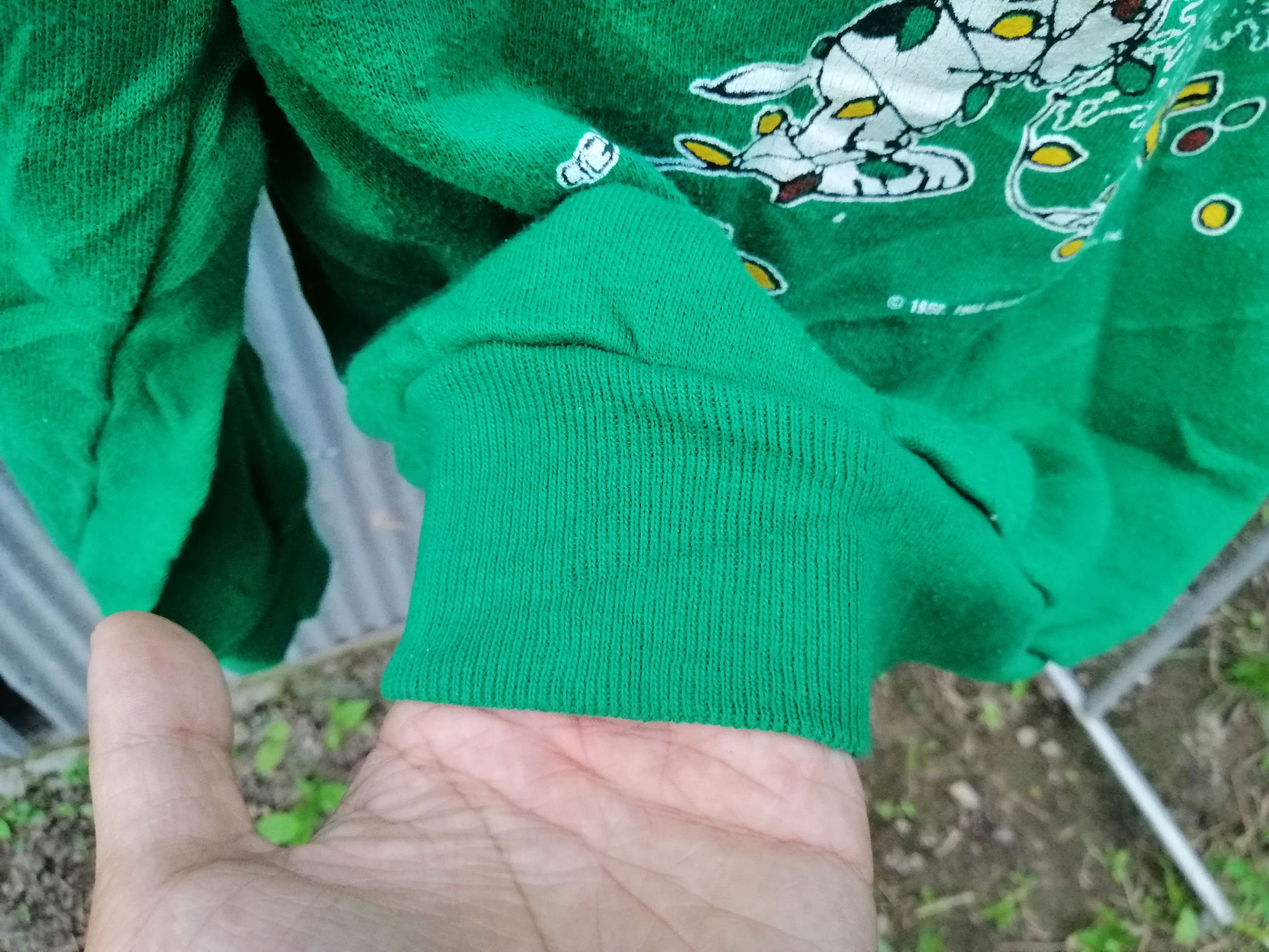 Other 60s Rare Snoopy Peanuts Bah Humbug Vintage Sweater 22/23 Size US L / EU 52-54 / 3 - 3 Thumbnail