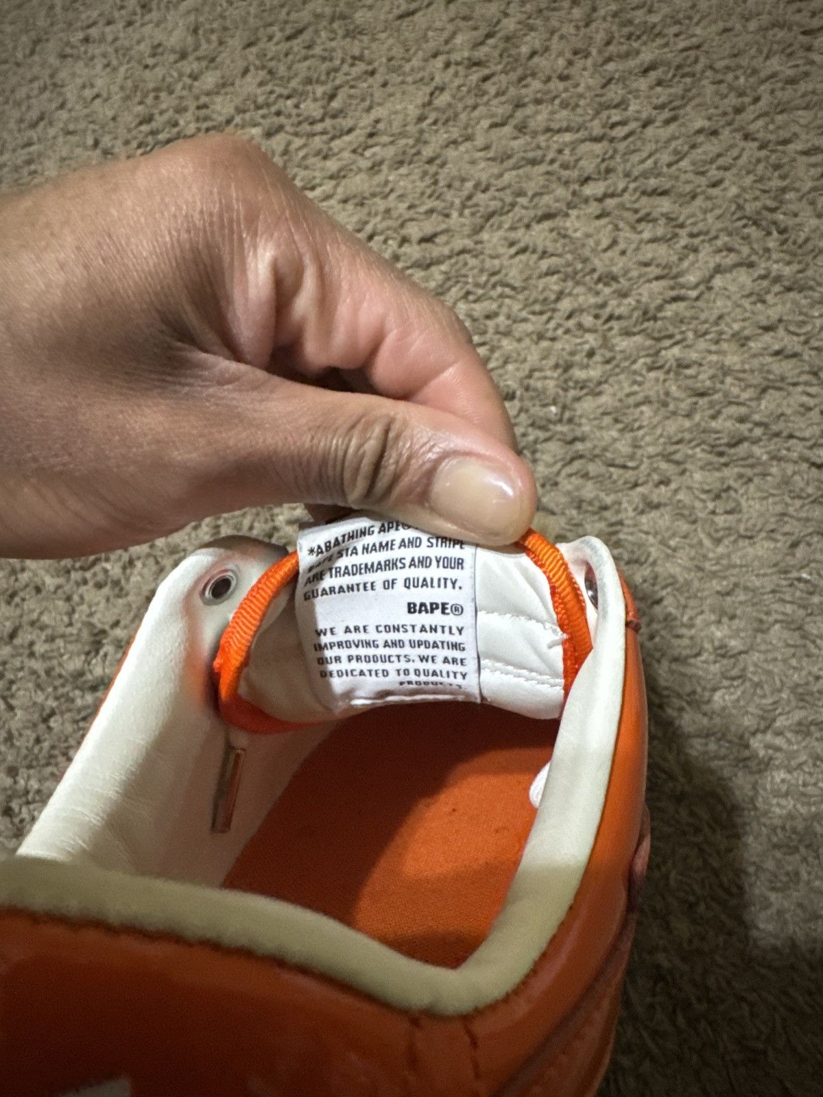 Bape Bapesta Size US 9.5 / EU 42-43 - 7 Thumbnail