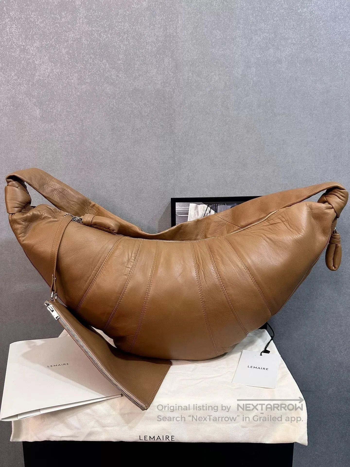 Lemaire Lemaire Large Croissant Leather Bag. Size ONE SIZE - 2 Thumbnail