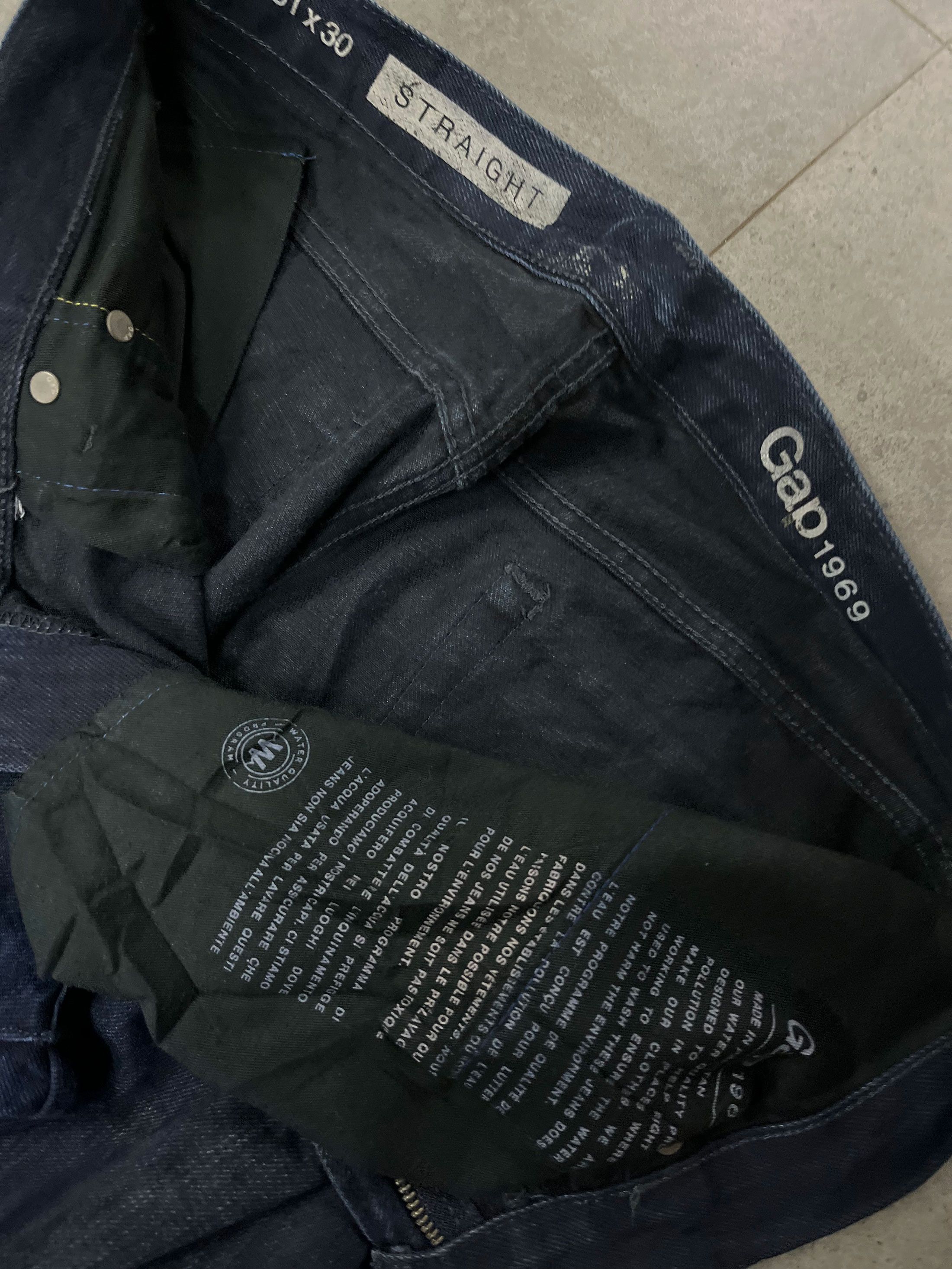 Designer × Gap Gap Slim Fit Straight Zipper Fly Jeans Size US 36 / EU 52 - 3 Thumbnail