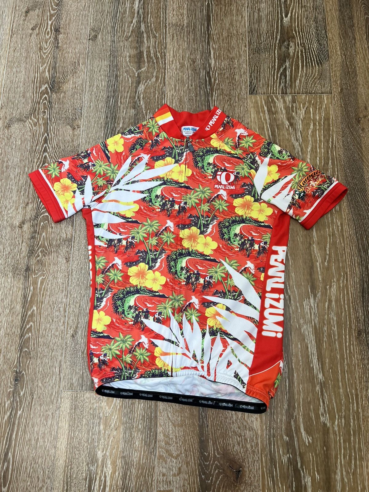 Bicycle × Vintage Pearl izumi hawaiian cycling jersey Size M / US 6-8 / IT 42-44 - 1 Thumbnail
