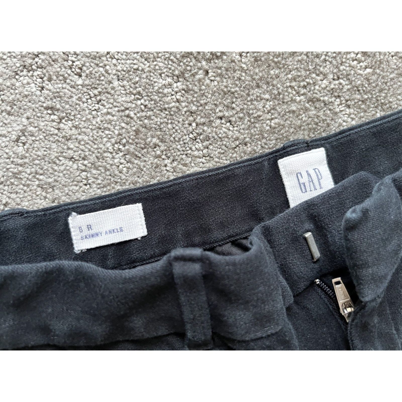 Gap Gap Pants Women's Regular Black Stretch Skinny Ankle 8 Denim Cotton Blend Size 30" / US 8 / IT 44 - 5 Thumbnail