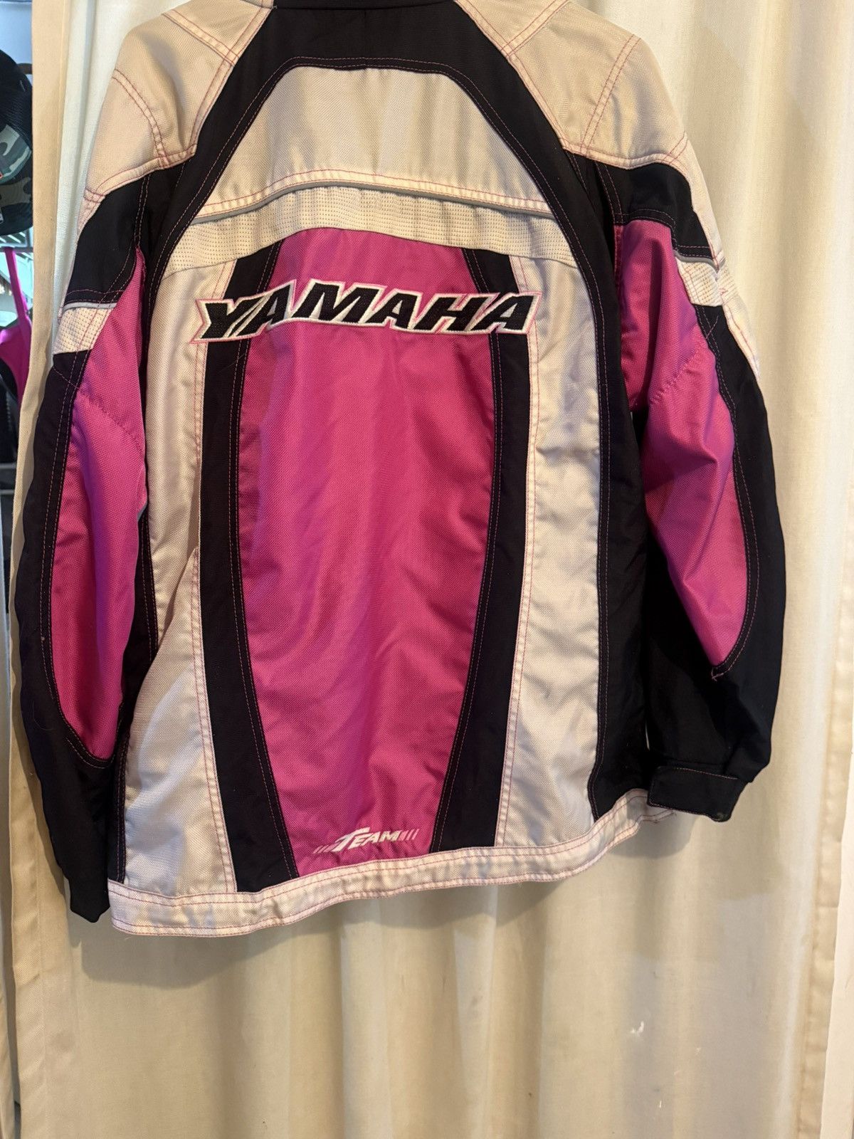Yamaha Womens Pink Yamaha Race Jacket Size L / US 10 / IT 46 - 2 Thumbnail