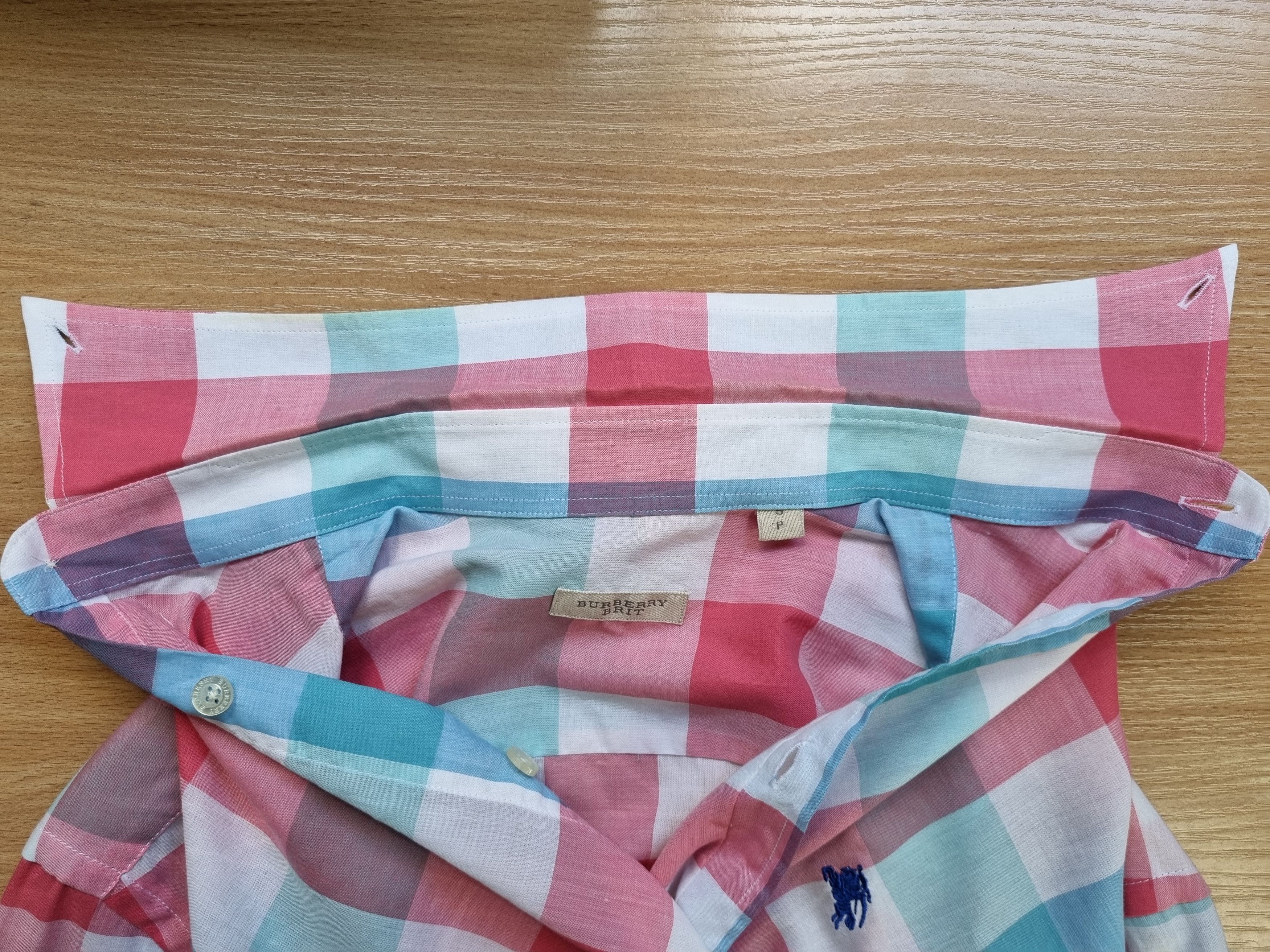 Burberry Burberry Very Light Plaid Shirt Size S / US 4 / IT 40 - 18 Thumbnail