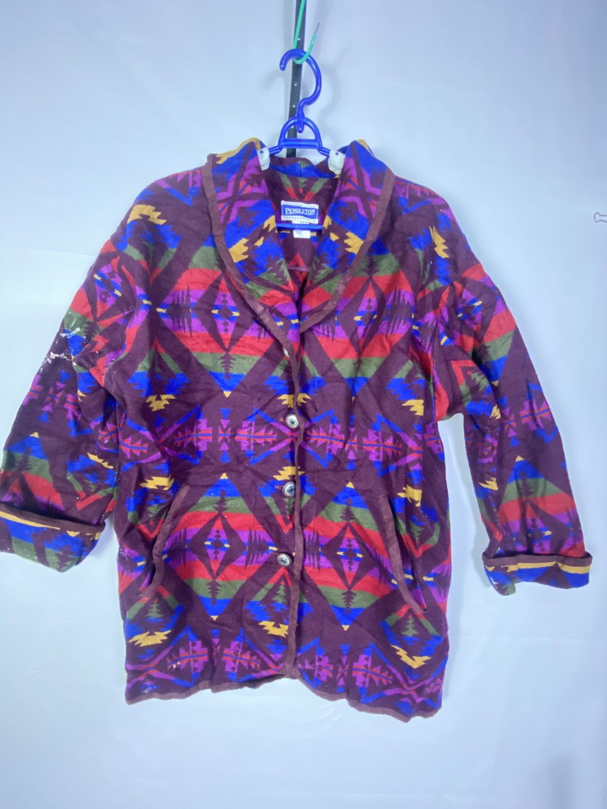 Pendleton Vintage pendleton knockobouys size s native style jacket Size US XL / EU 56 / 4 - 1 Thumbnail