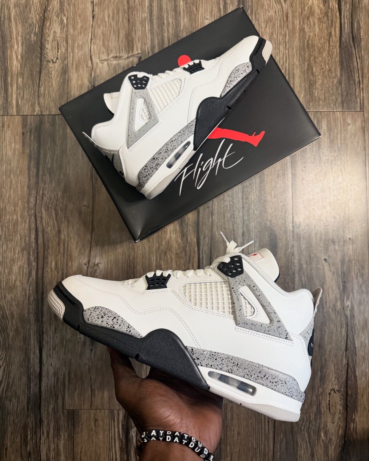 Jordan Brand Air Jordan 4 Retro WHITE CEMENT REIMAGINED Sz 11 FV5029 100 Size US 11 / EU 44 - 1 Thumbnail