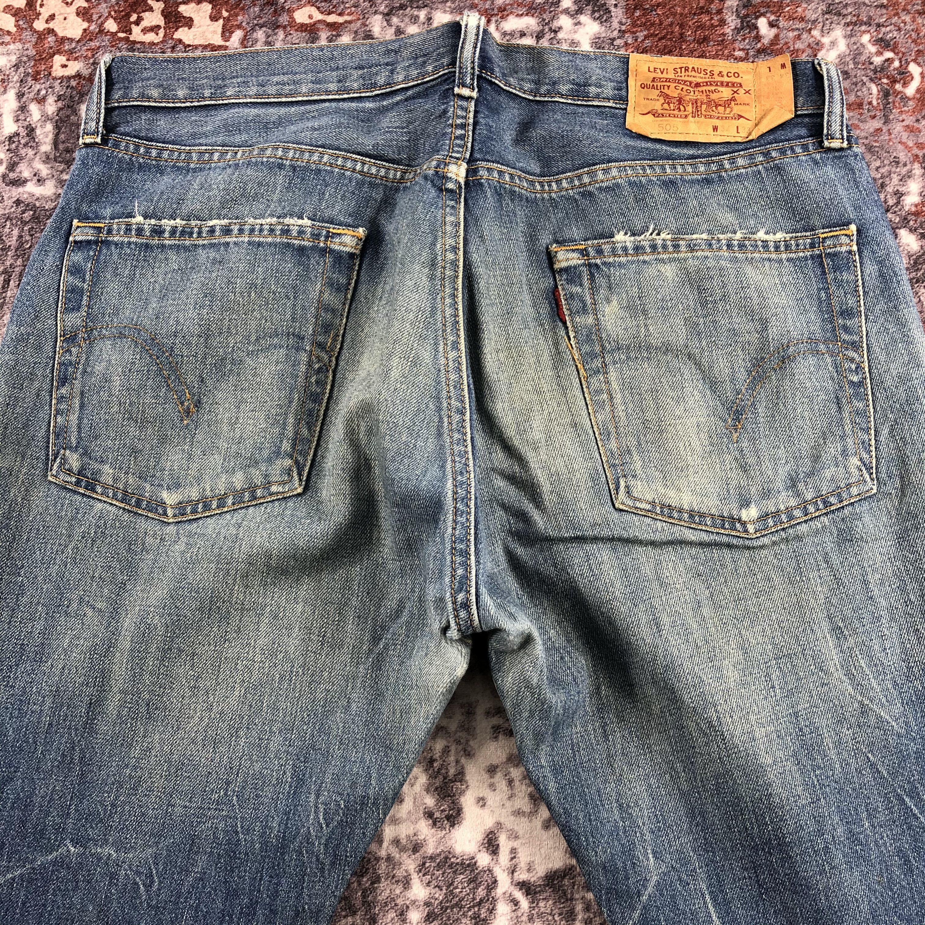 Levi's × Vintage 90s Vintage Blue Wash Levis 505 Jeans-JM2425 Size US 36 / EU 52 - 5 Thumbnail