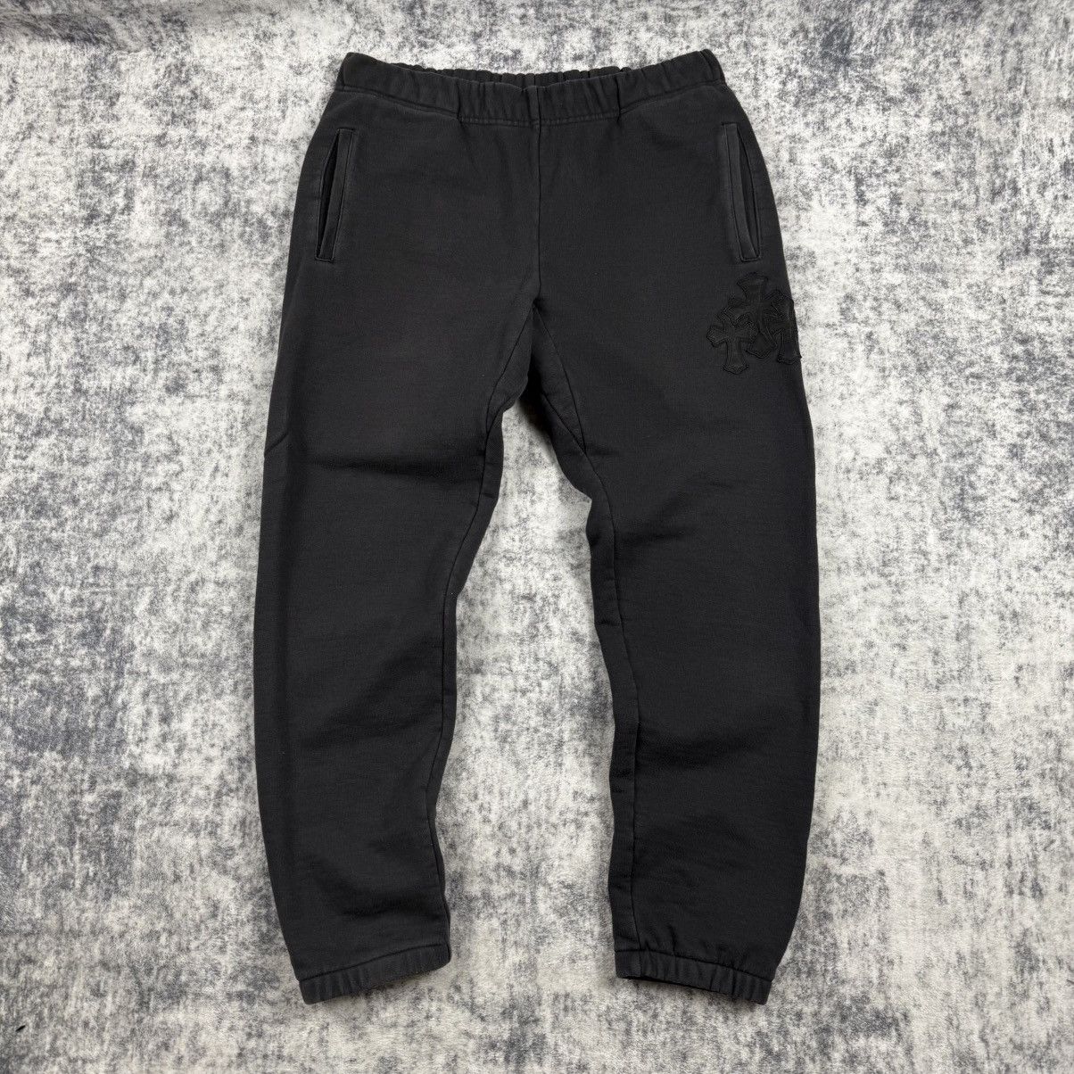 Chrome Hearts Chrome Hearts Triple Cross Patch Paper Jam Sweatpants Size US 34 / EU 50 - 1 Thumbnail