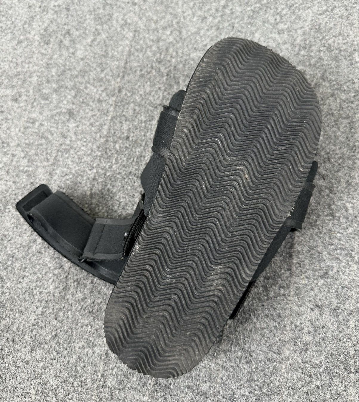 Y-3 × Yohji Yamamoto Y-3 Yohji Yamamoto Black Strapped Sandals Cloth Size US 6 / IT 36 - 8 Thumbnail