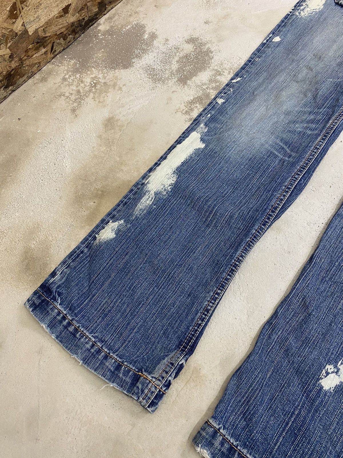 If Six Was Nine Le Jean De Base Francais Clawn Mark Blue Way Abstract Paint Size US 32 / EU 48 - 6 Thumbnail